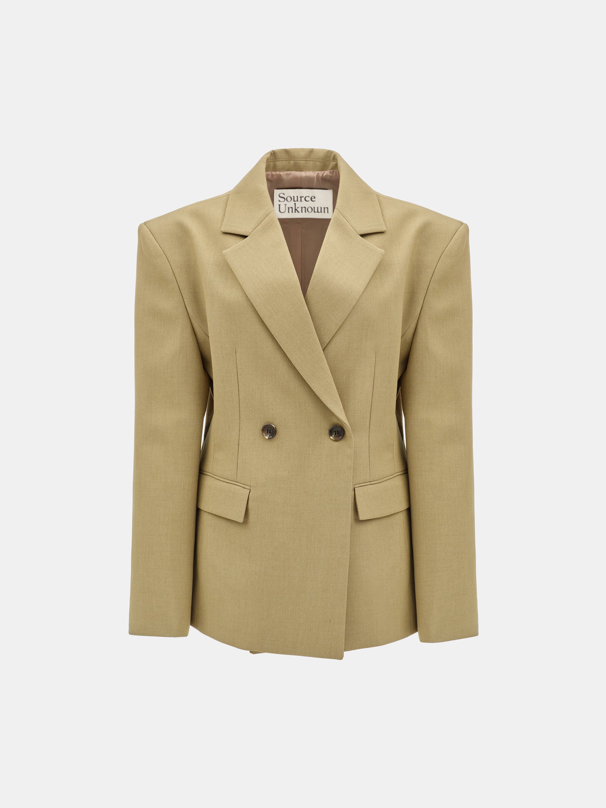Mesa Tapered Blazer, Beige