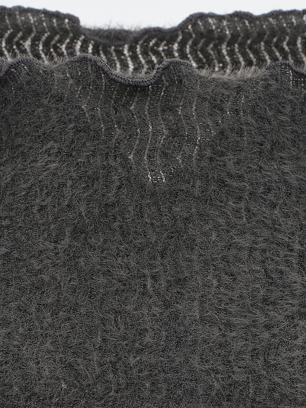 Jardin Brushed Knit Jersey Top, Charcoal