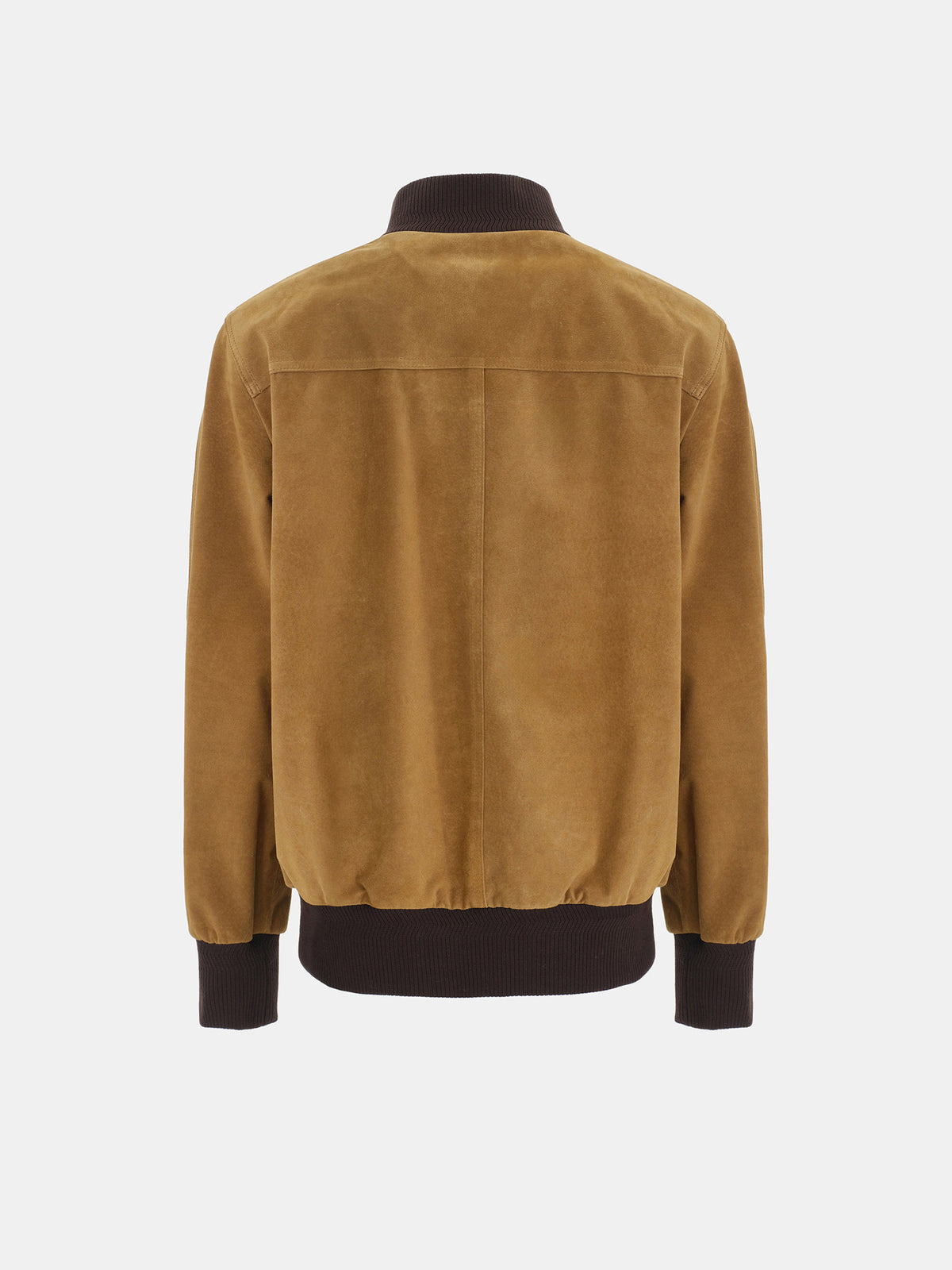 Mie Suede Blouson Jacket, Beige