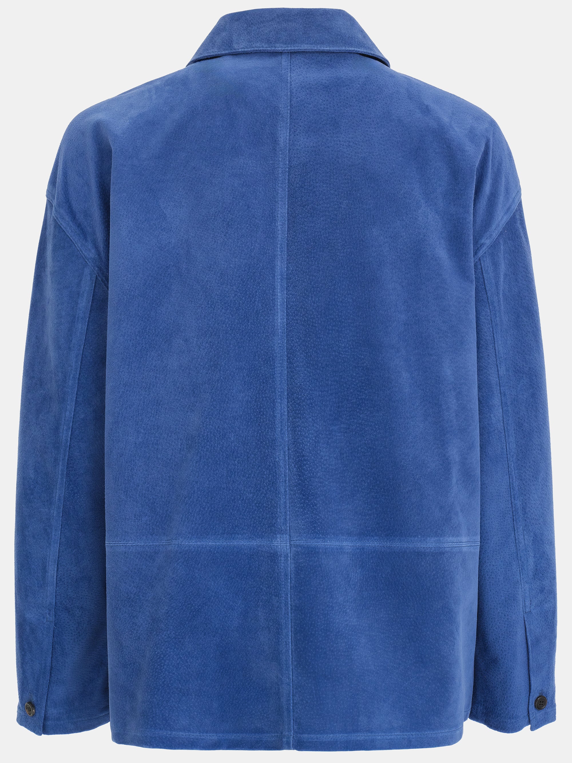 Suede Overshirt, Blue