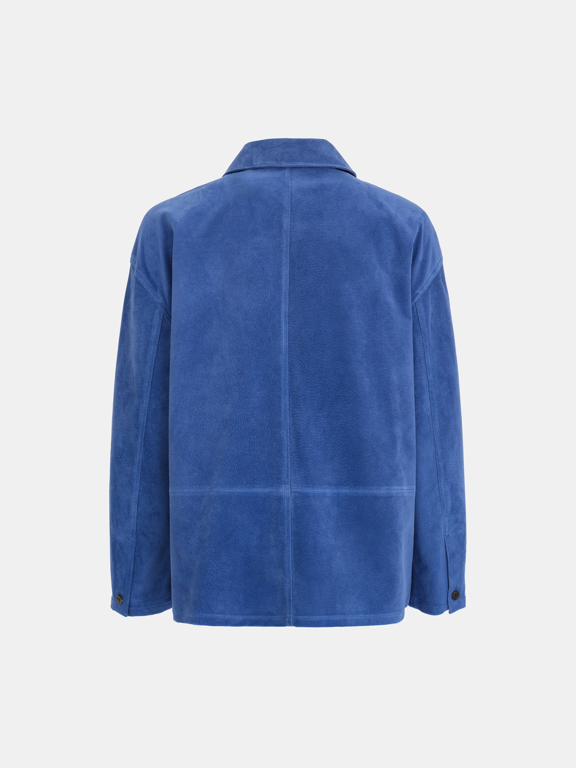 Suede Overshirt, Blue