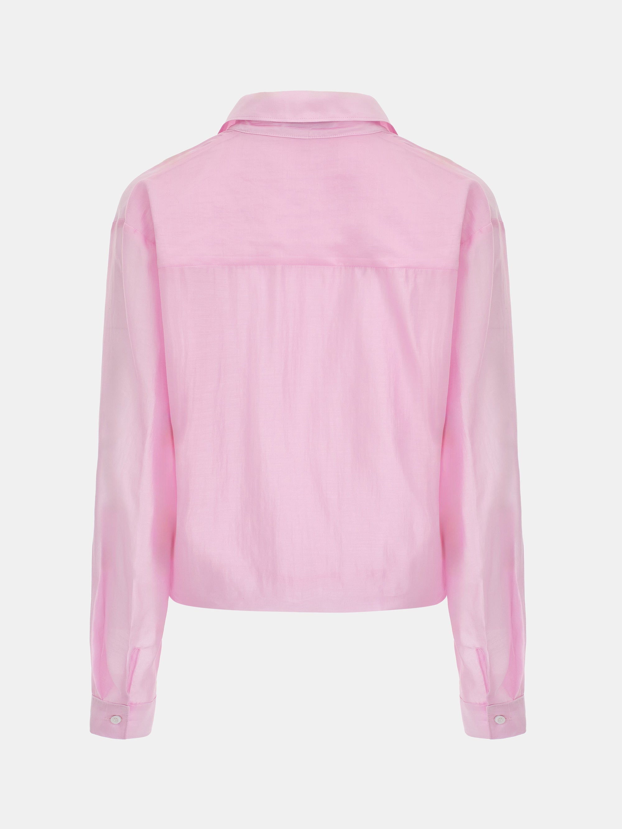 Layered Button Down Shirt, Pink