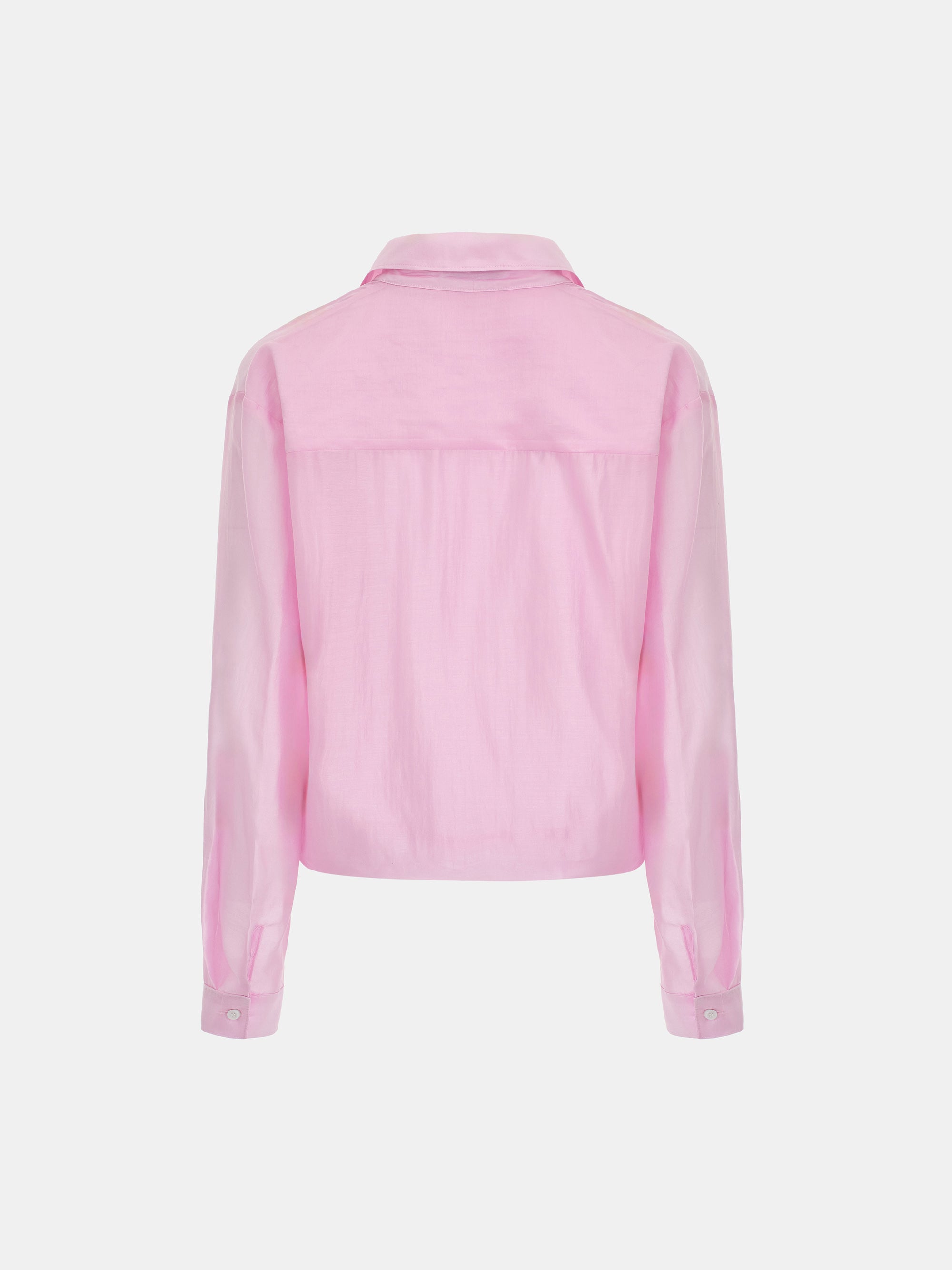 Layered Button Down Shirt, Pink