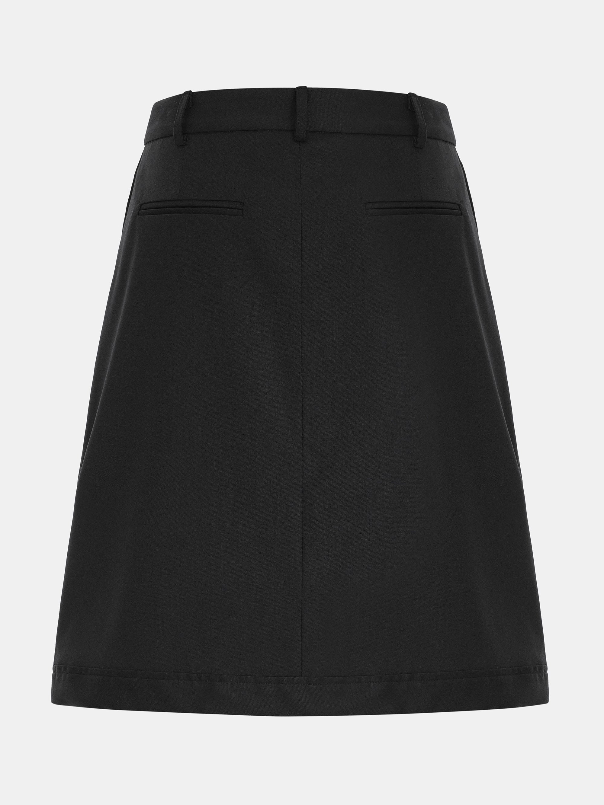 Upside-Down Skirt, Black