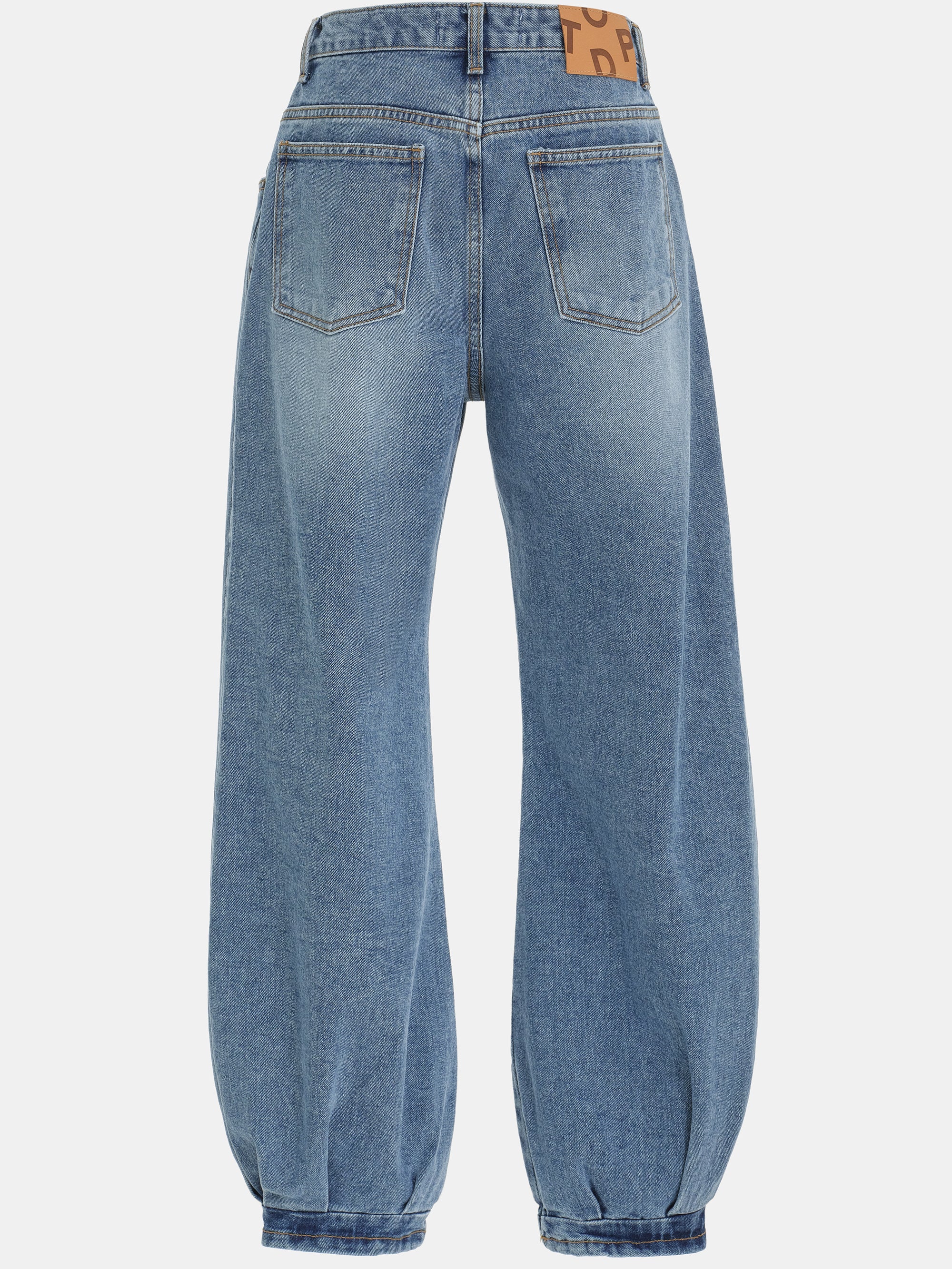 Denim Balloon Pants, Light Blue