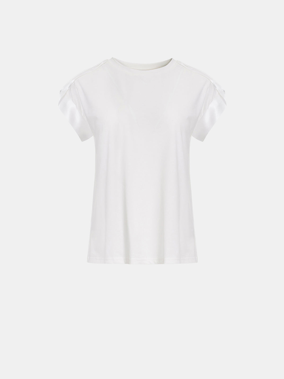 Rouen Paneled T-Shirt, Ivory