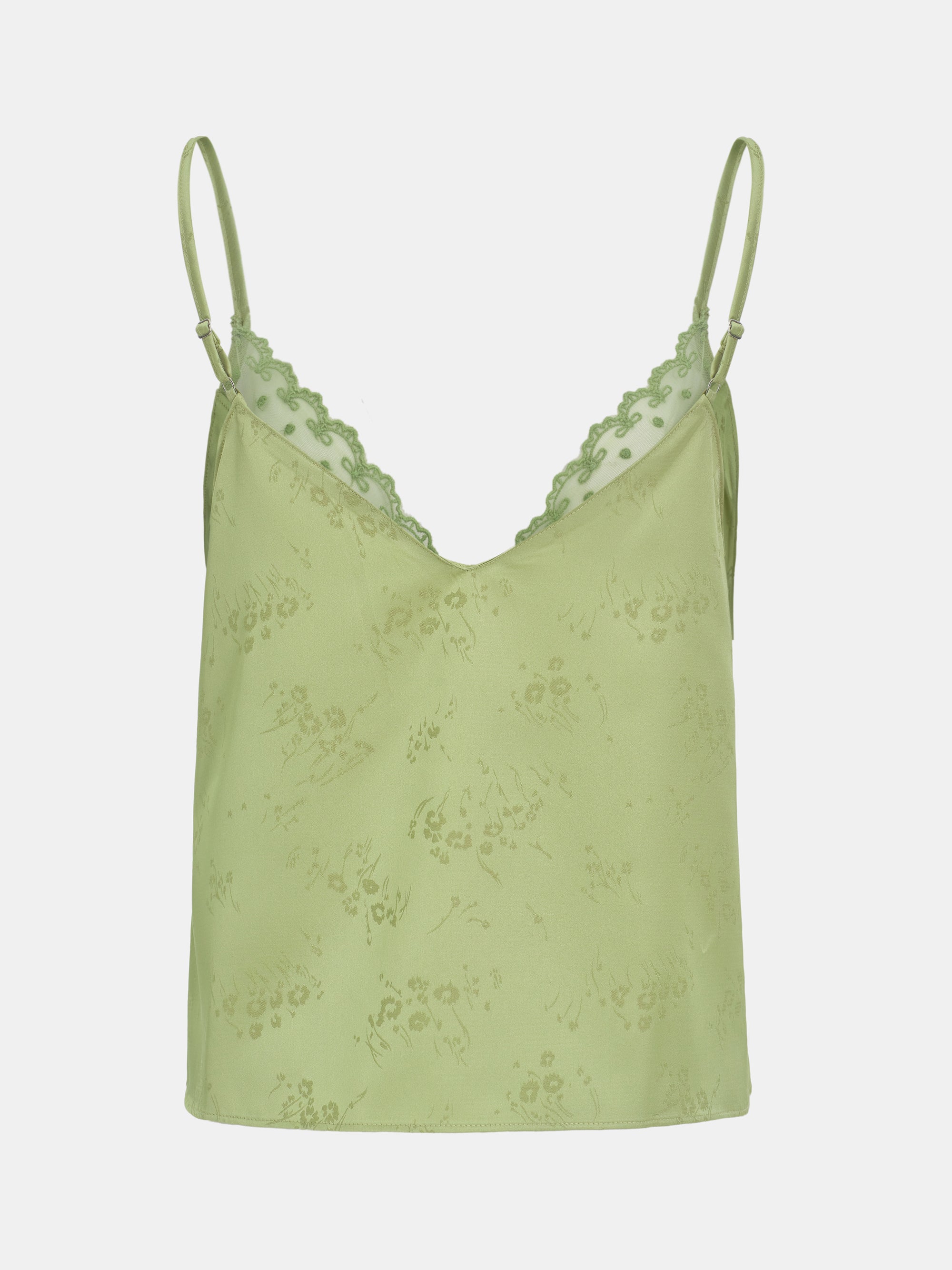 Tie-Front Camisole, Green