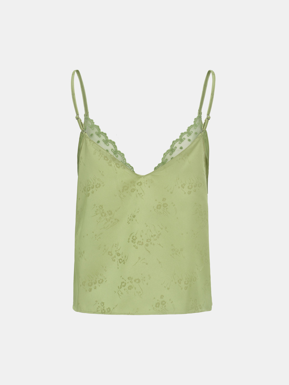 Tie-Front Camisole, Green