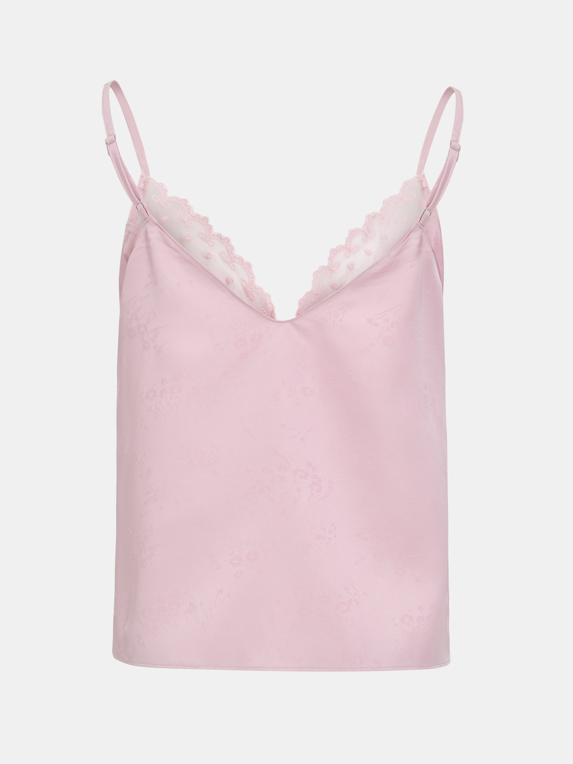 Tie-Front Camisole, Pink