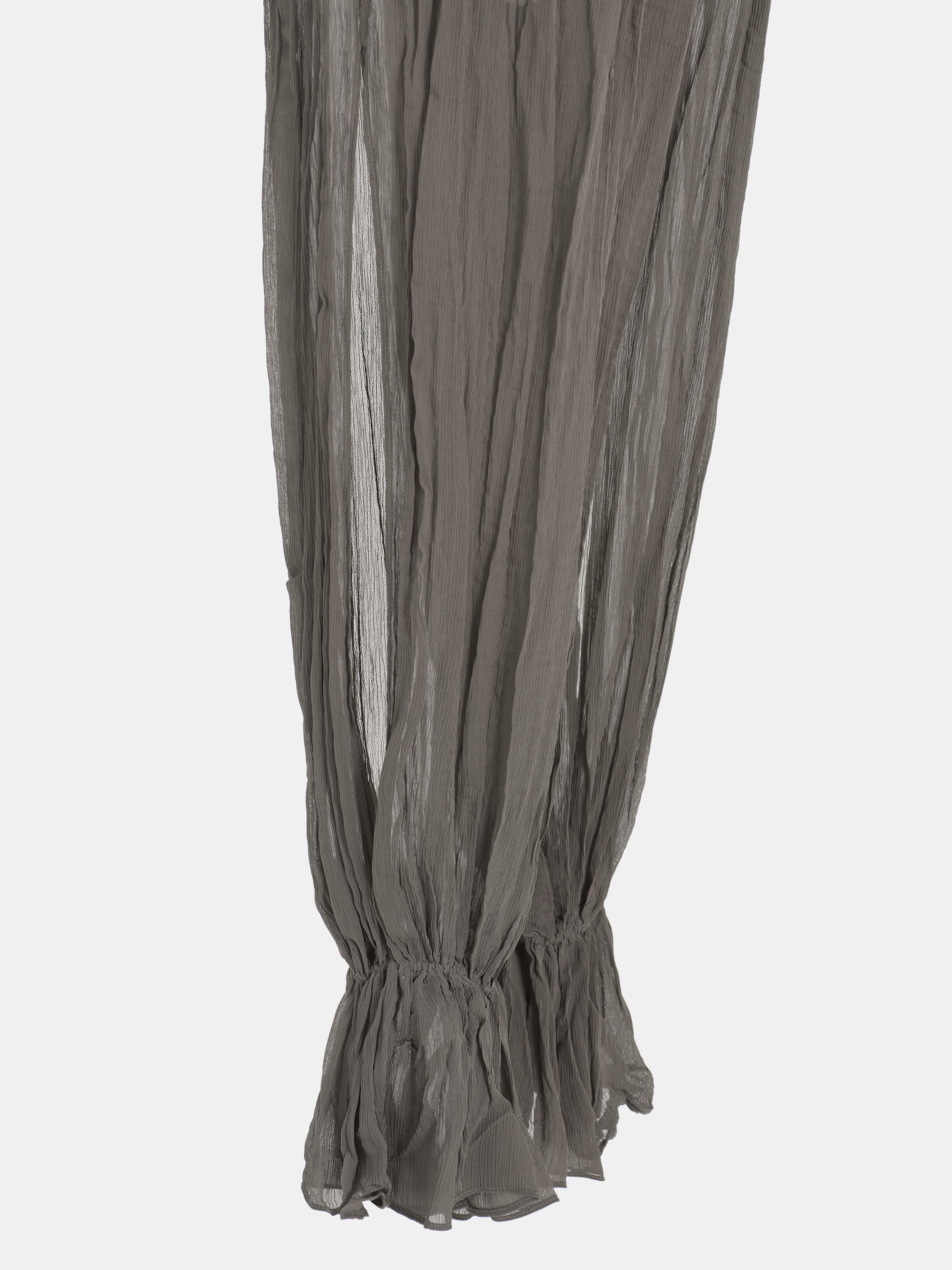 Crinkled Harem Pants, Charcoal