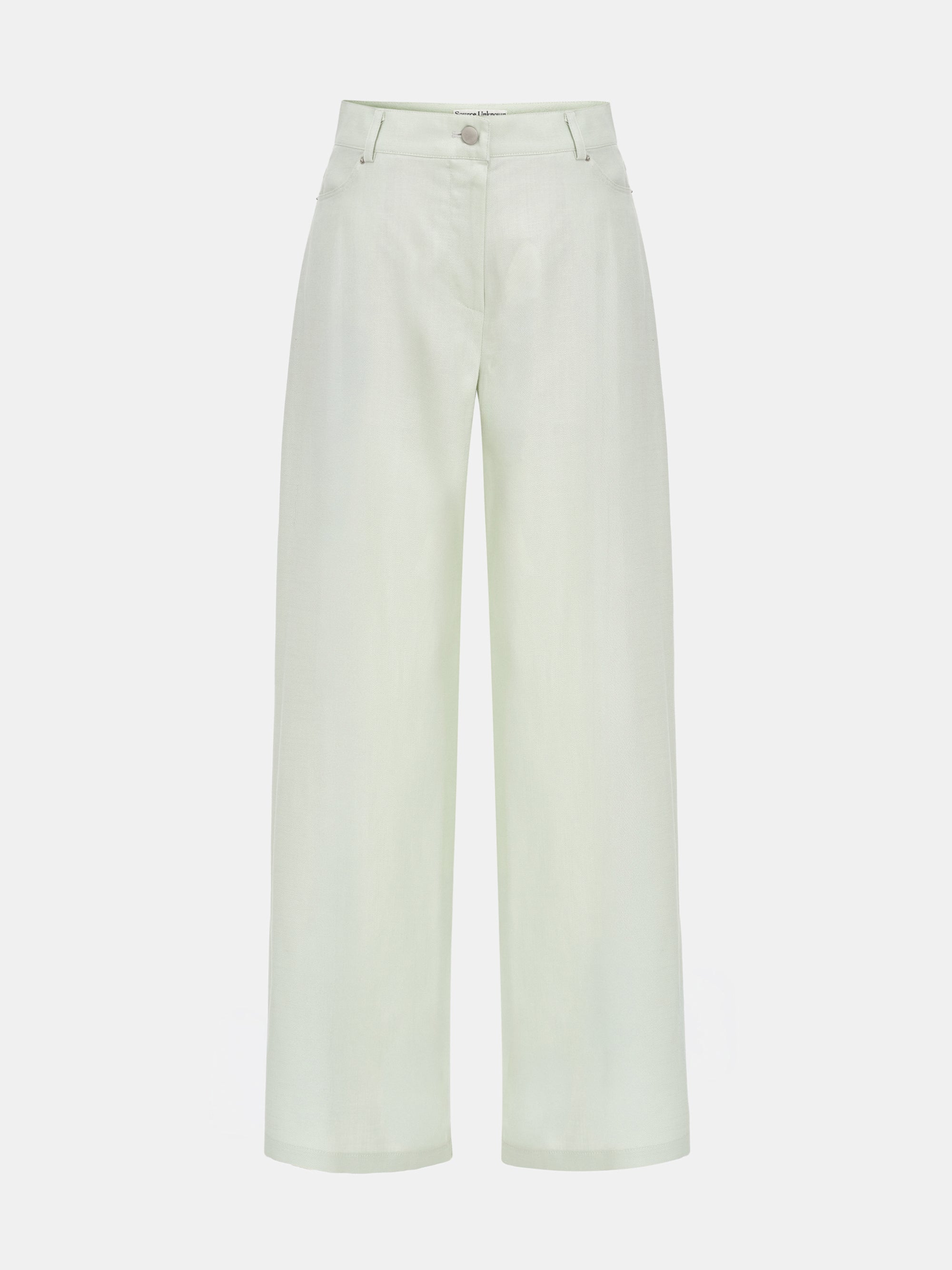 Mirko Fluid Tencel Denim Pants, Mint