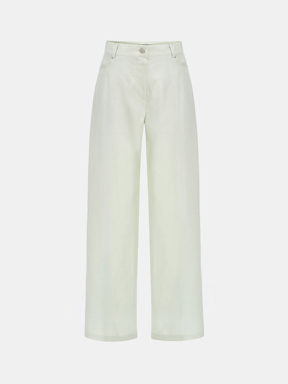 Mirko Fluid Tencel Denim Pants, Mint