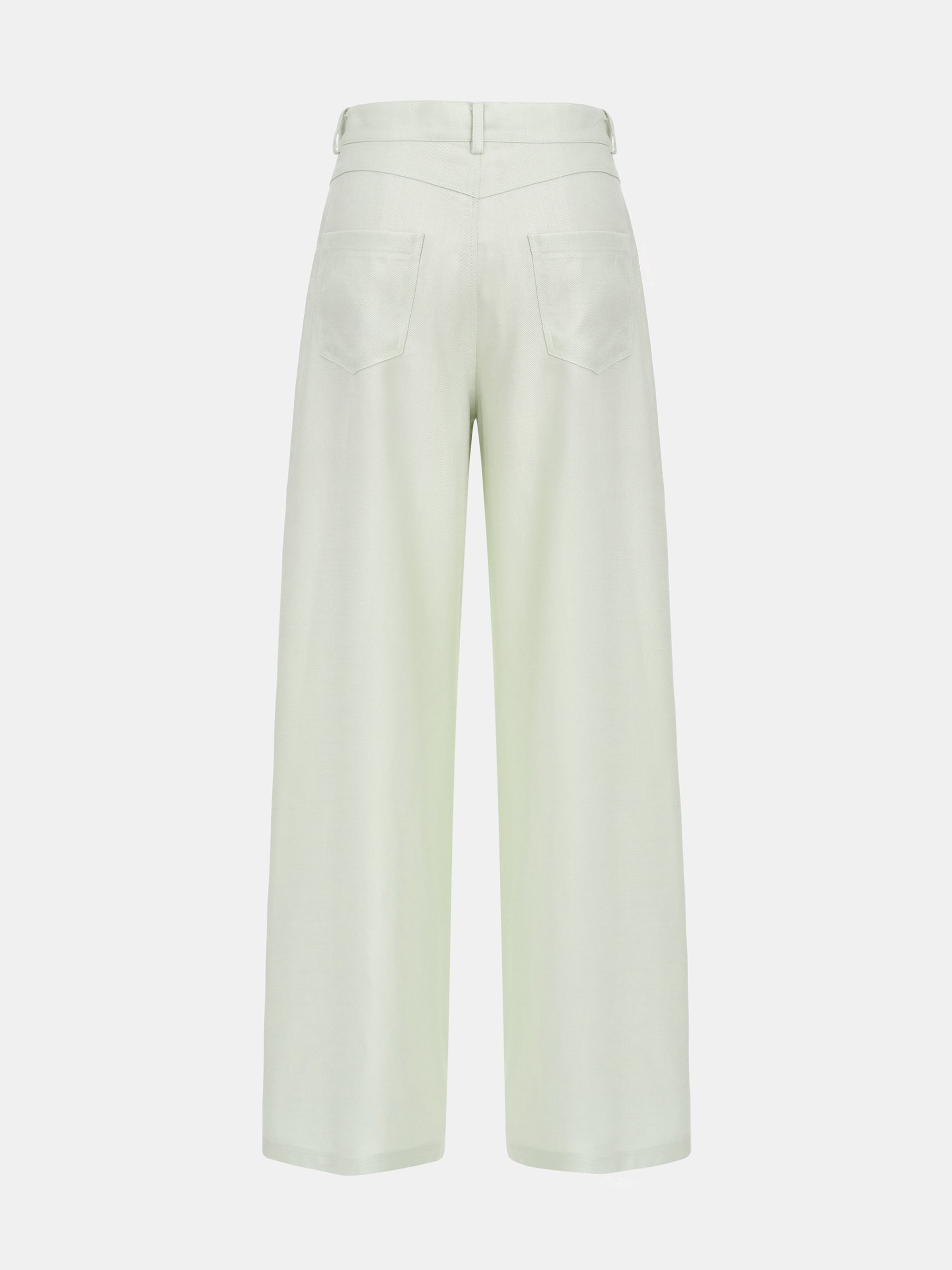 Mirko Fluid Tencel Denim Pants, Mint