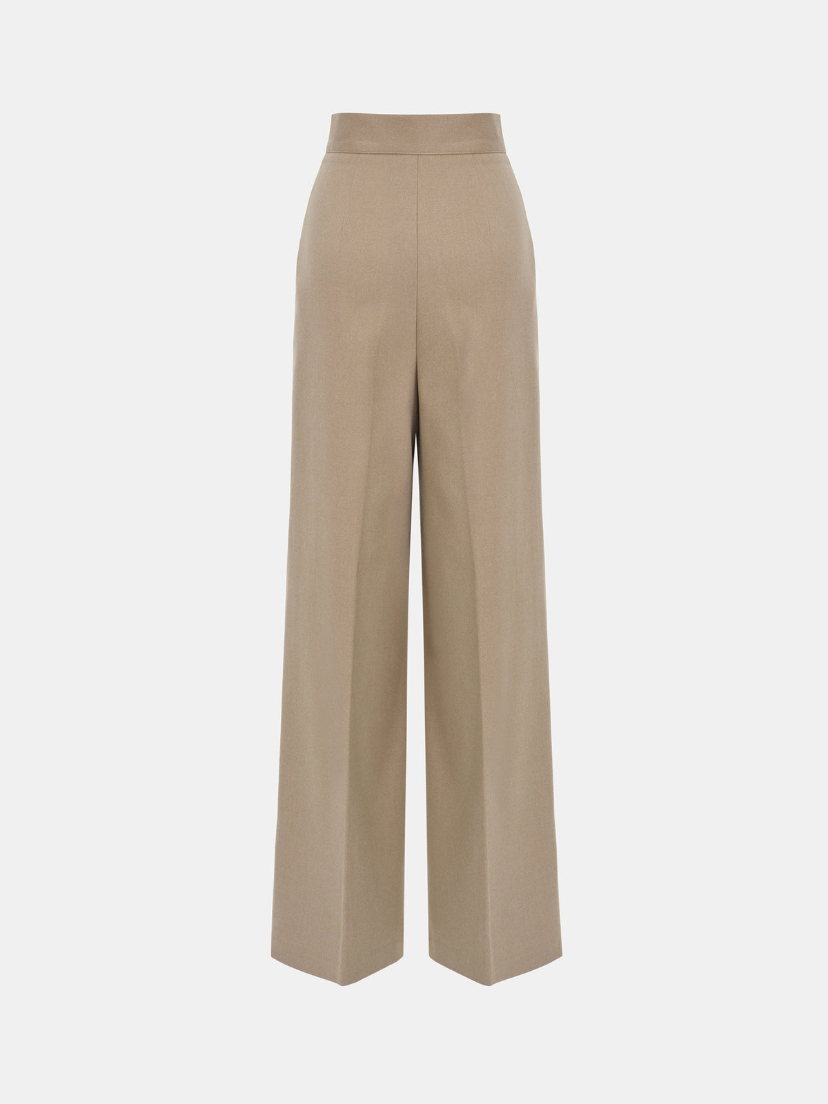 Selvan High Waist Creased Trousers, Mocha