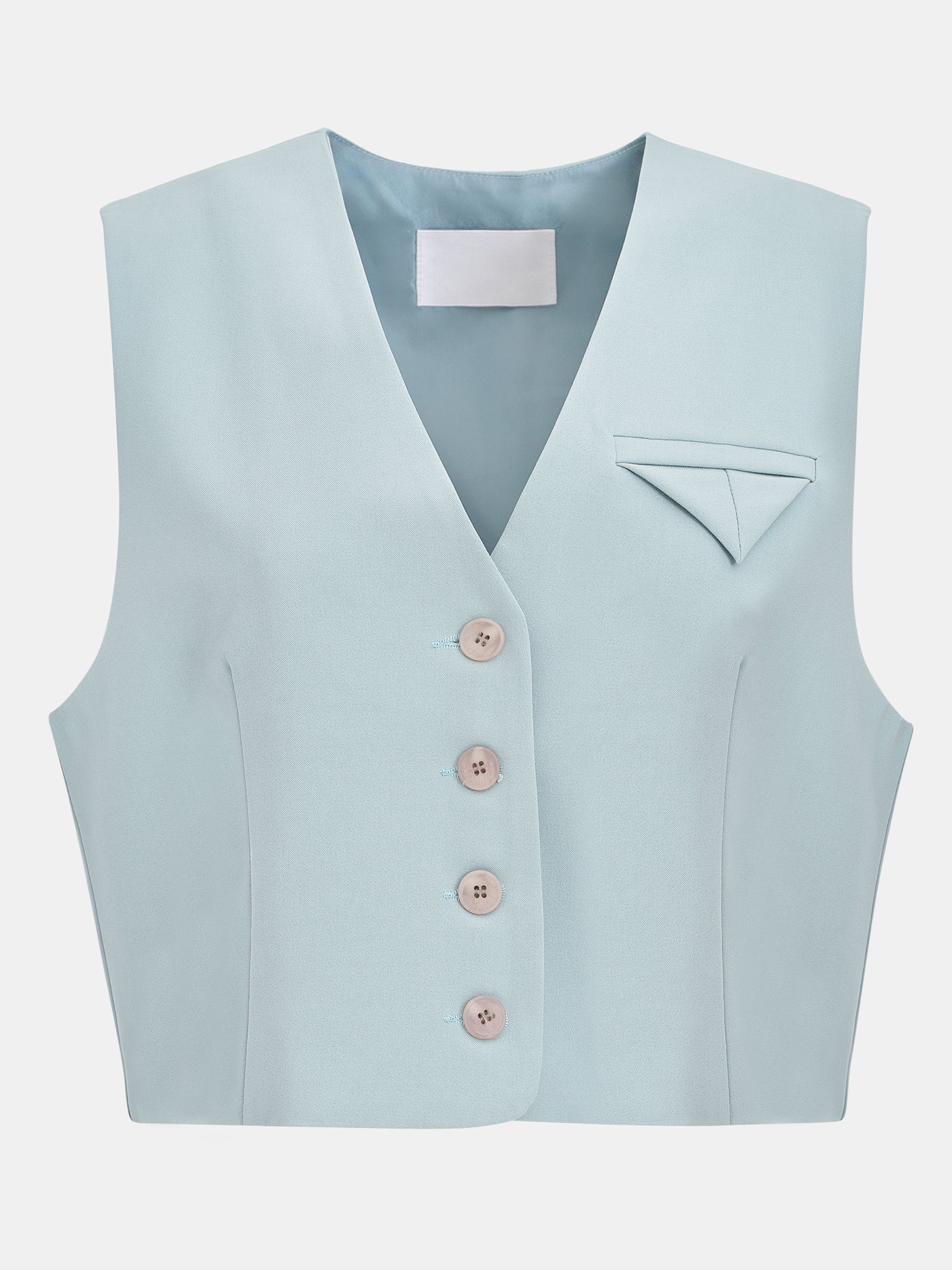 Tailored Suit Vest, Seafoam