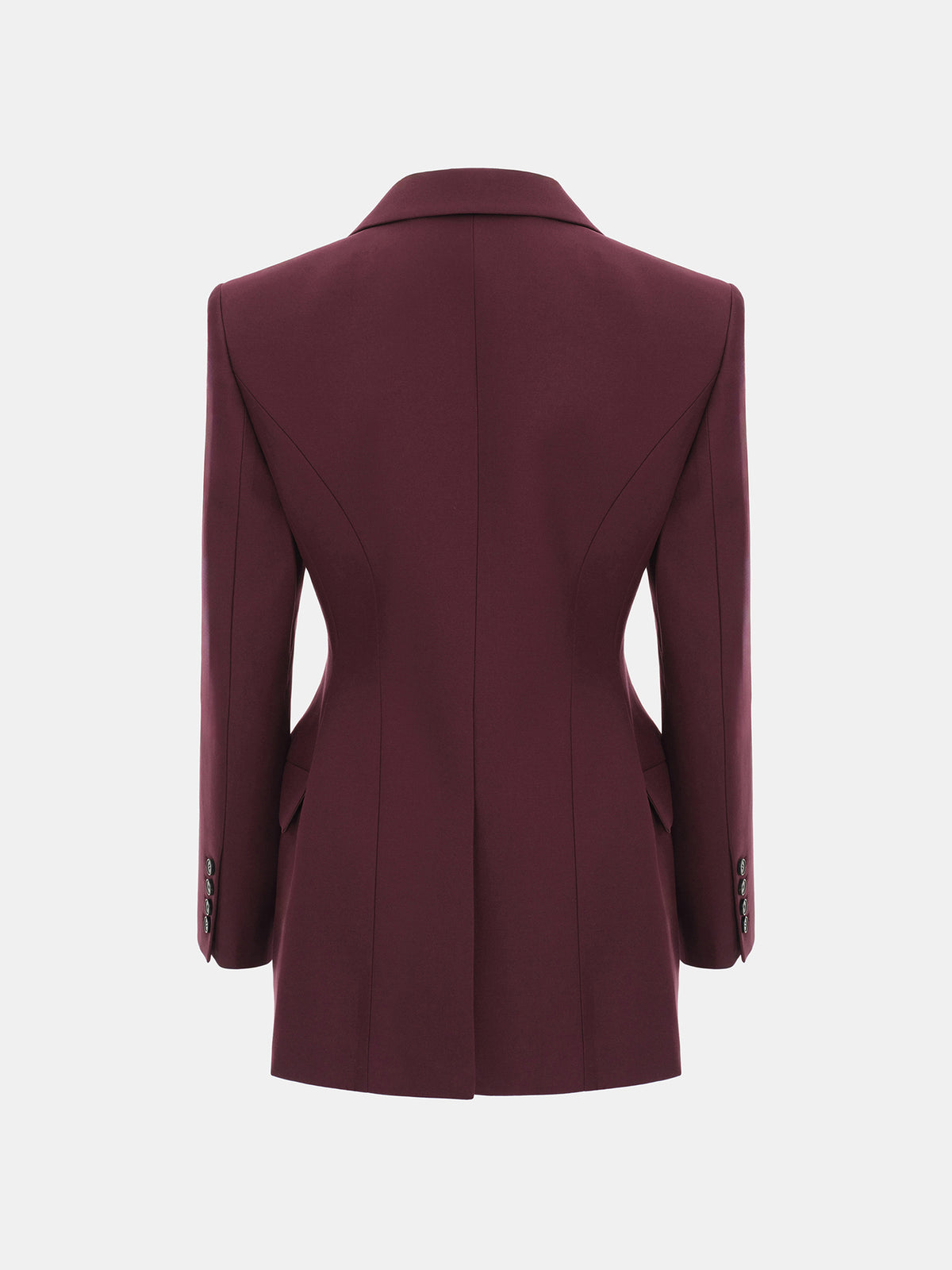 Poldo Hourglass Blazer, Merlot