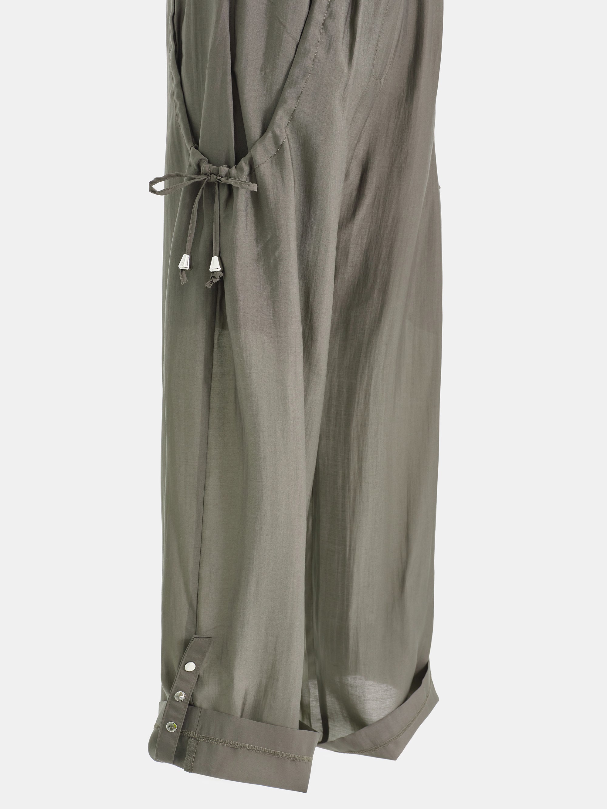 Drawstring Pocket Trousers, Khaki