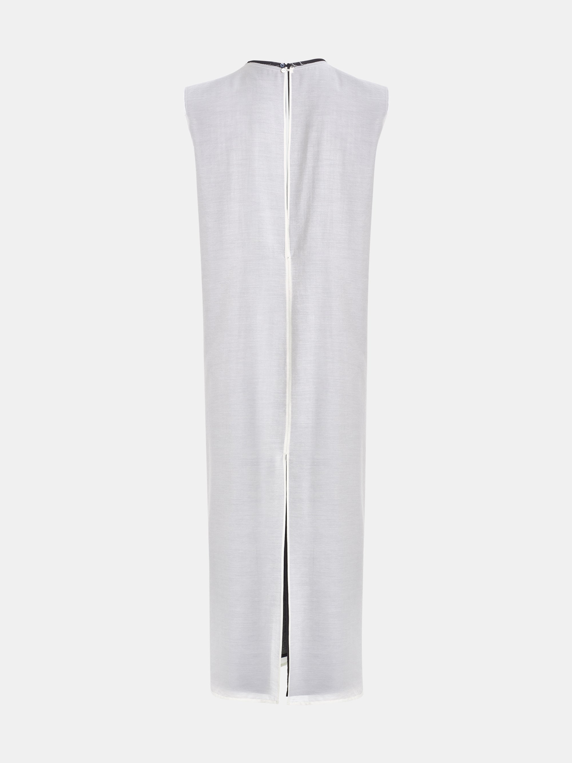 Layered Tunic Dress, Cream