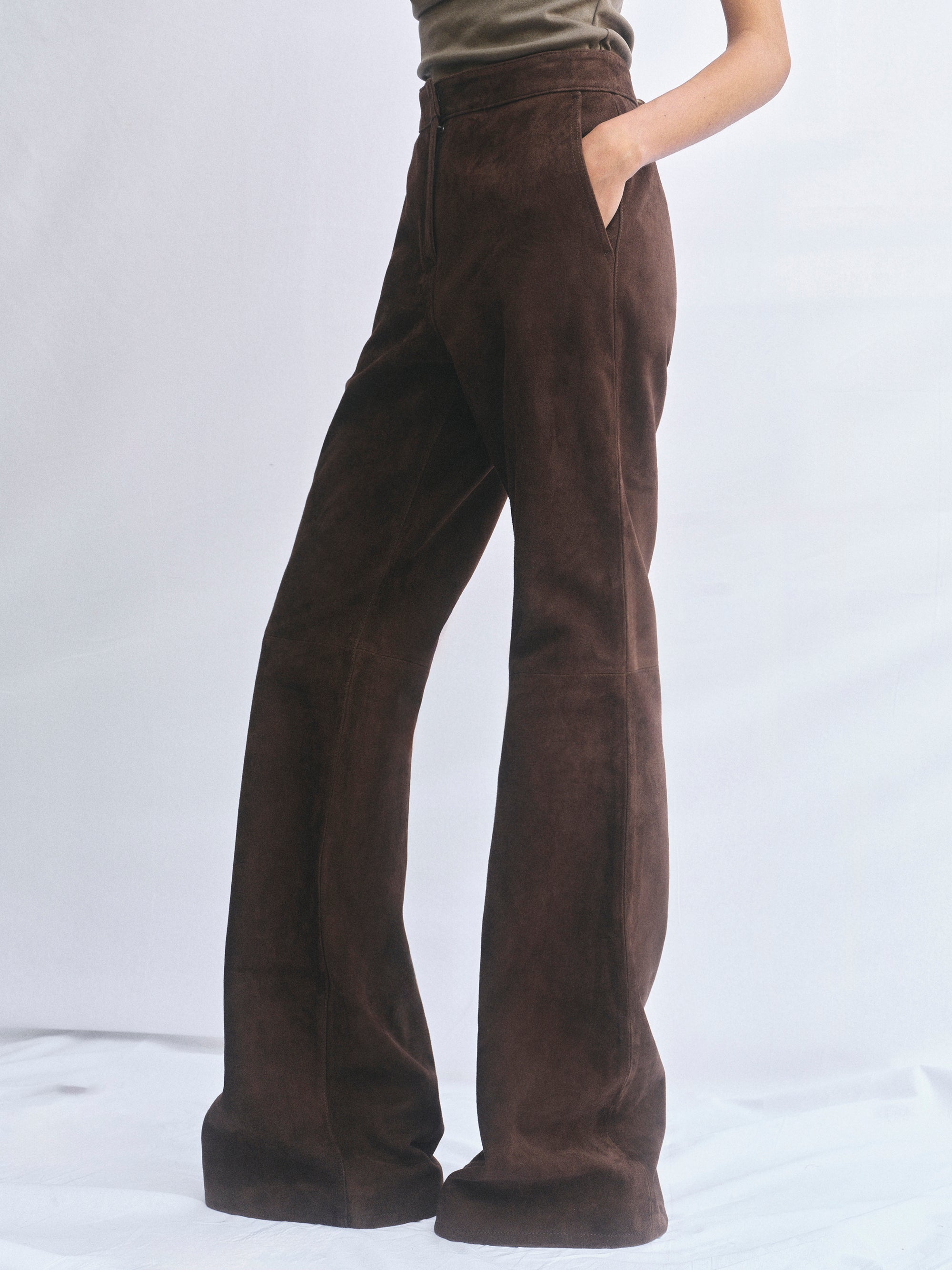 Hailey Trousers, Pecan