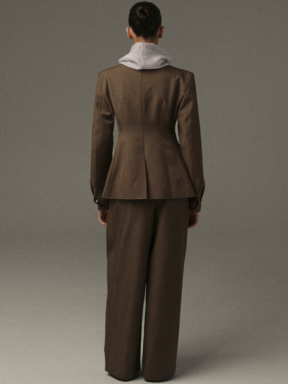 Matteo Cinched Blazer, Brown