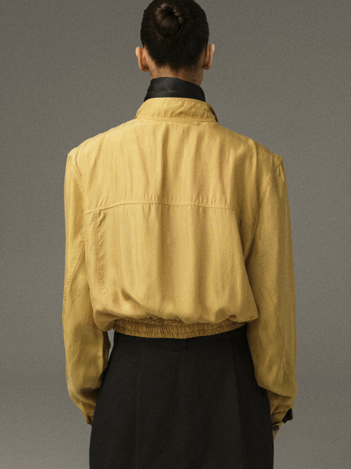 Renata Blouson Jacket, Mustard