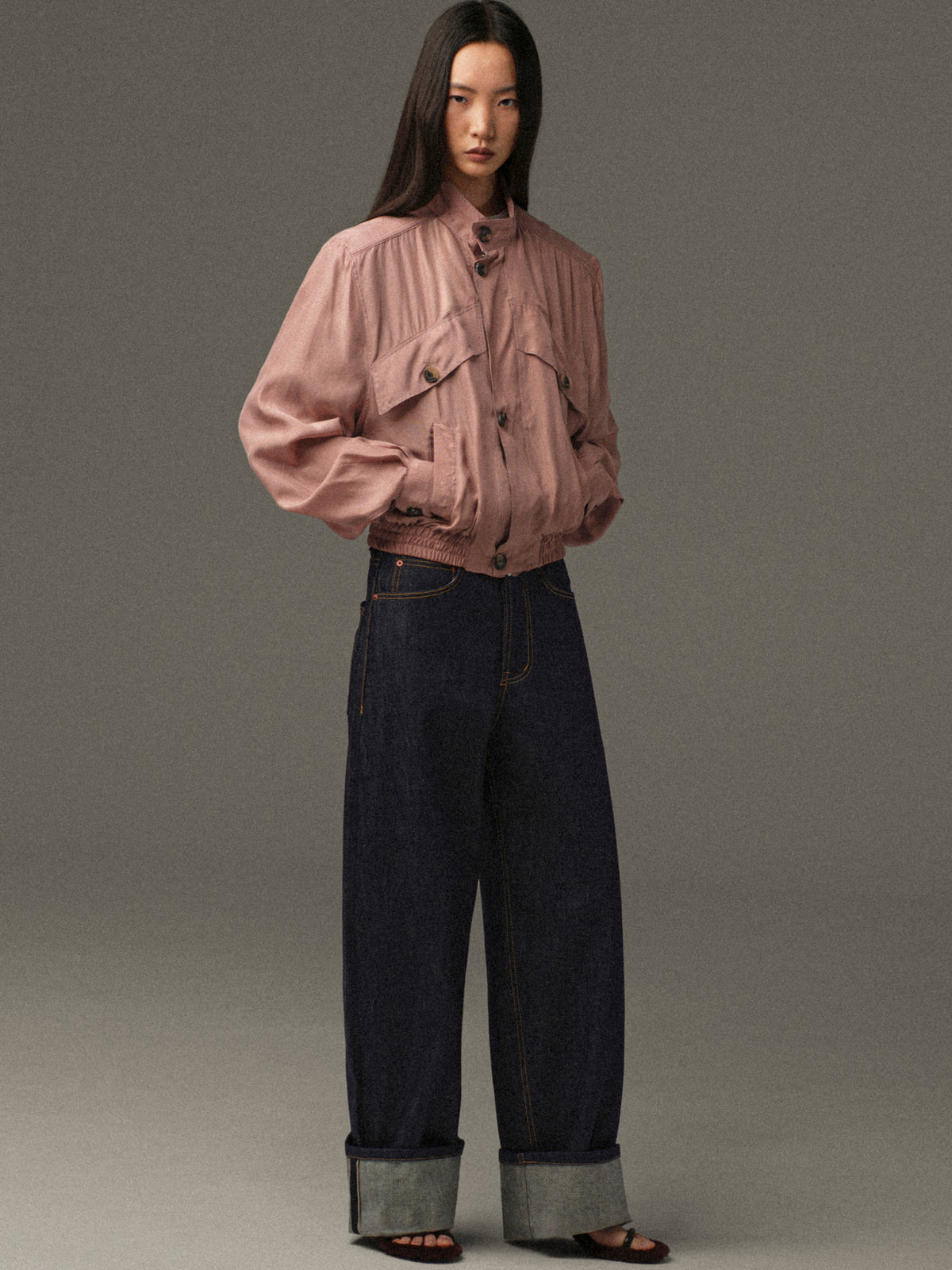 Renata Blouson Jacket, Pink
