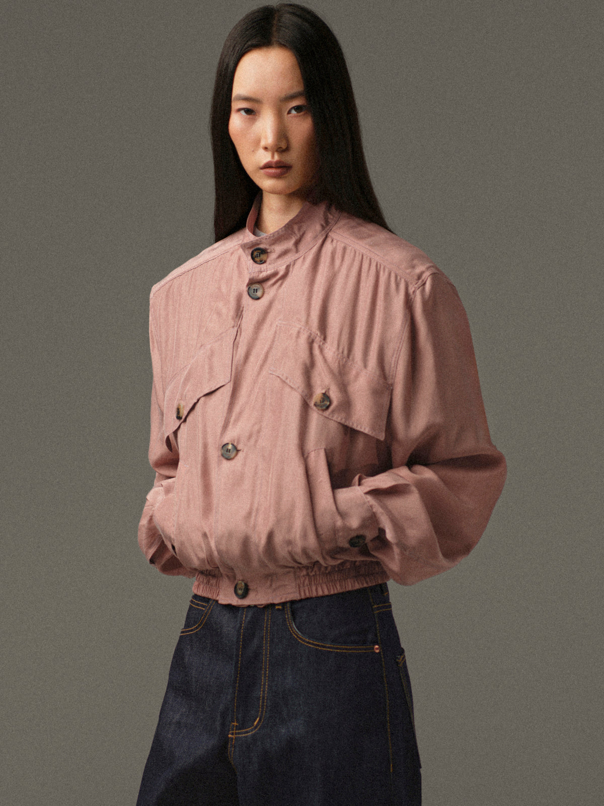 Renata Blouson Jacket, Pink