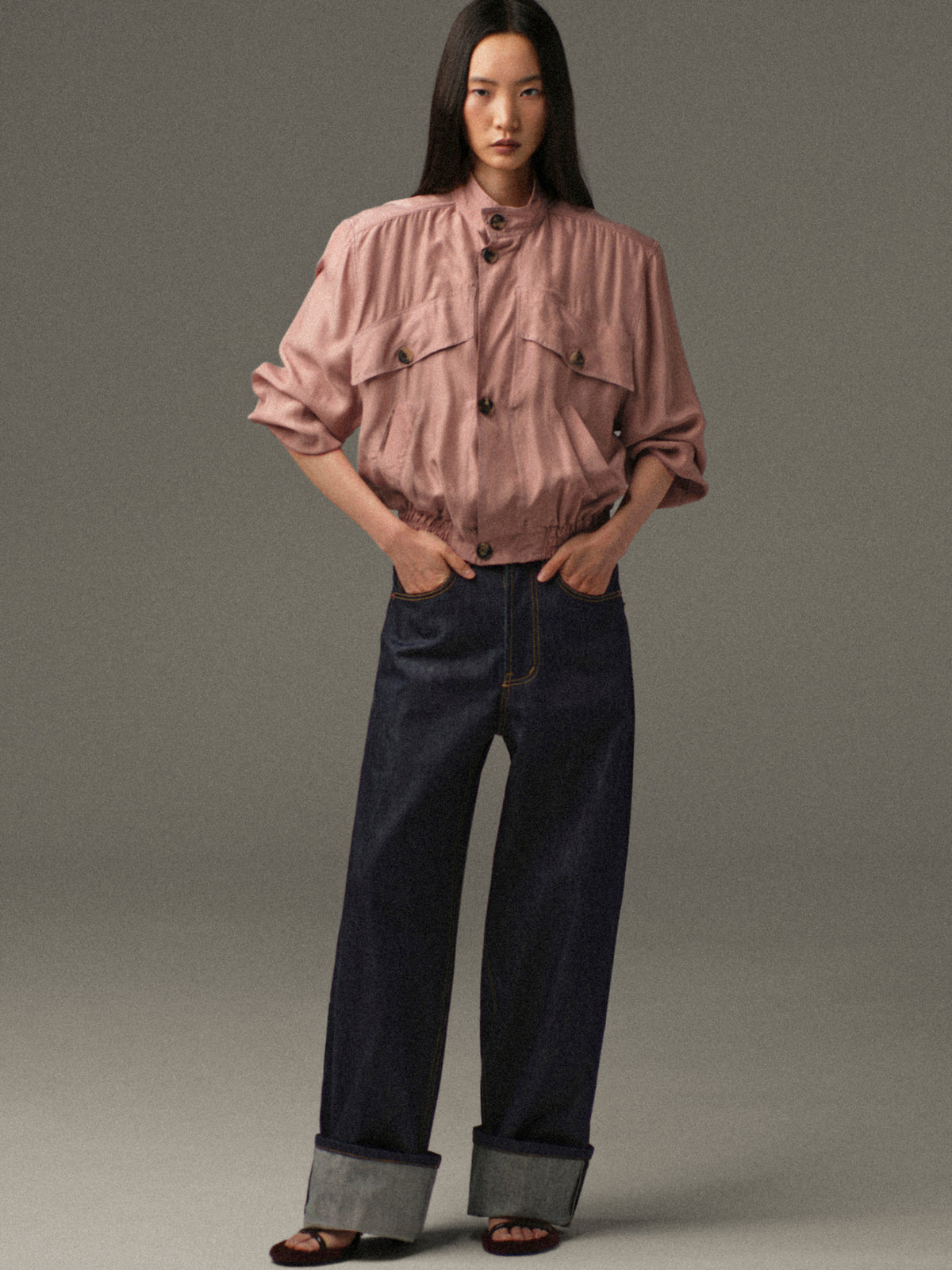 Renata Blouson Jacket, Pink