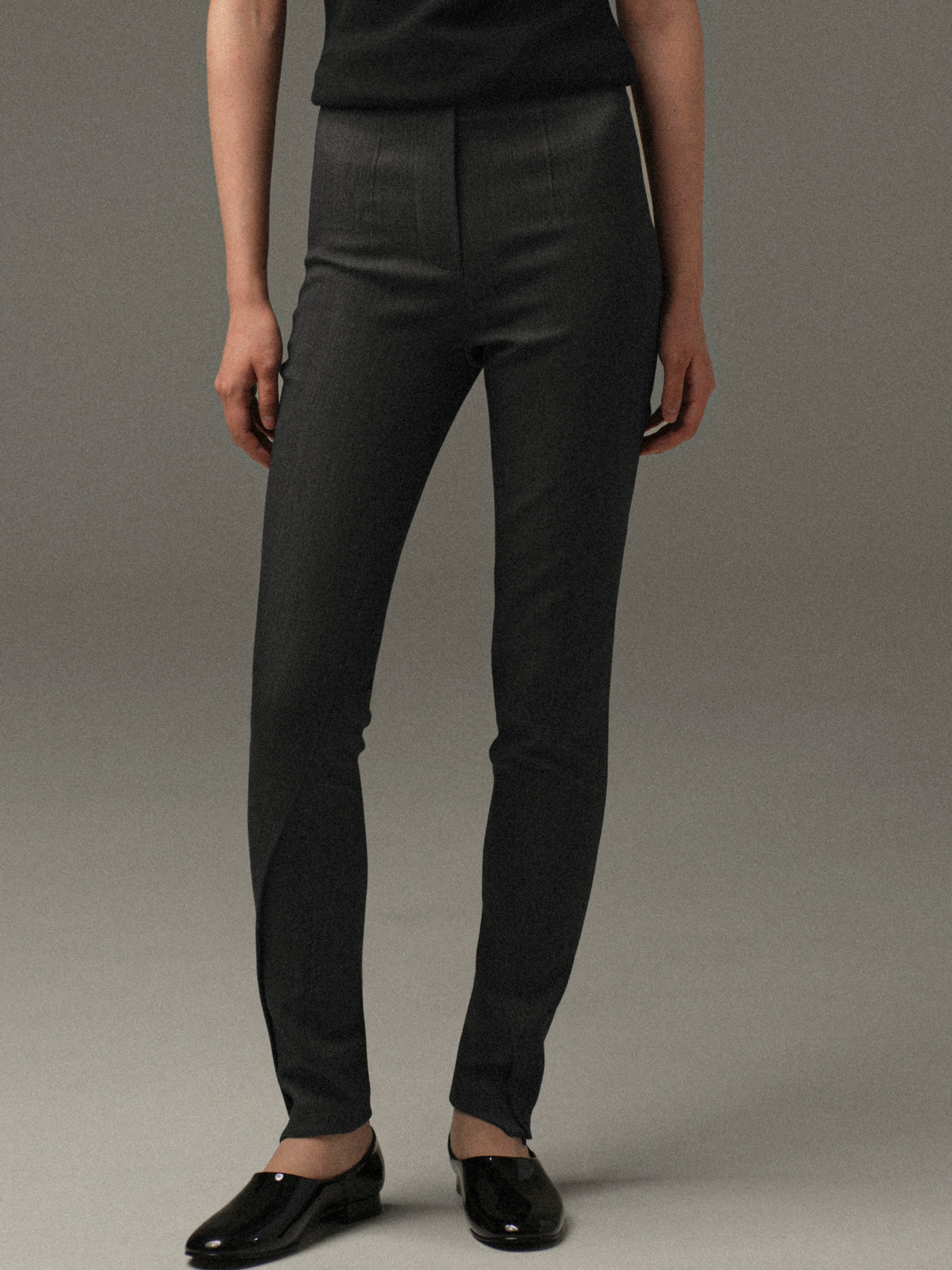 Tyia Slim Trousers, Charcoal
