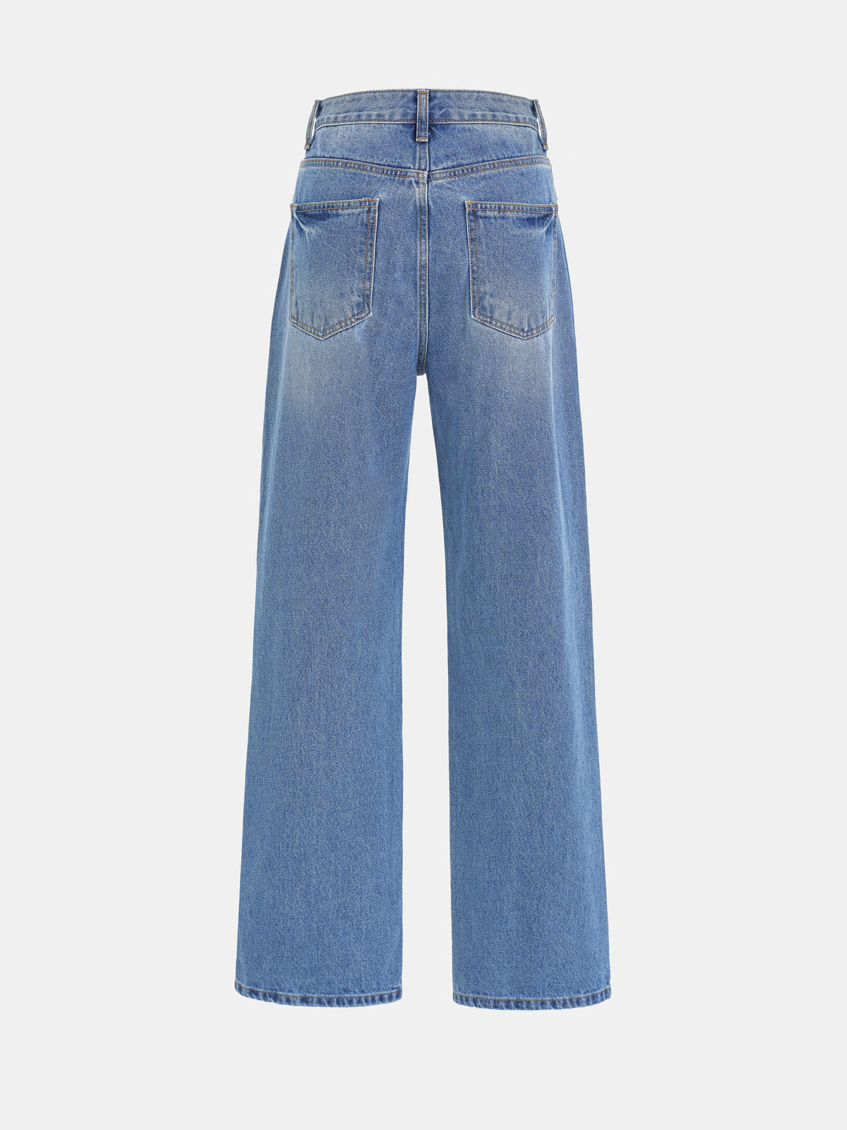 Sligo Offset-Waist Jeans, Blue