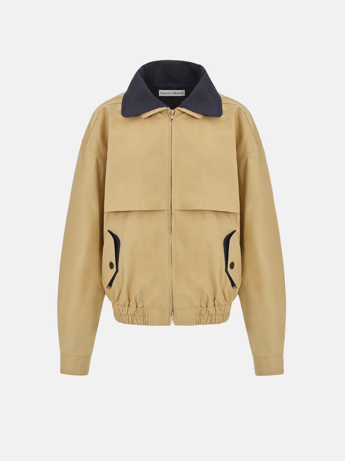 Carnaby Layered Collar Blouson Jacket, Beige