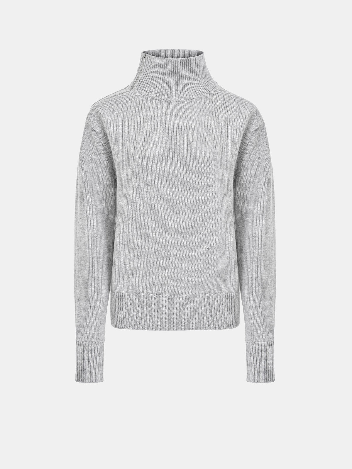 Konny Zipped Sweater, Grey