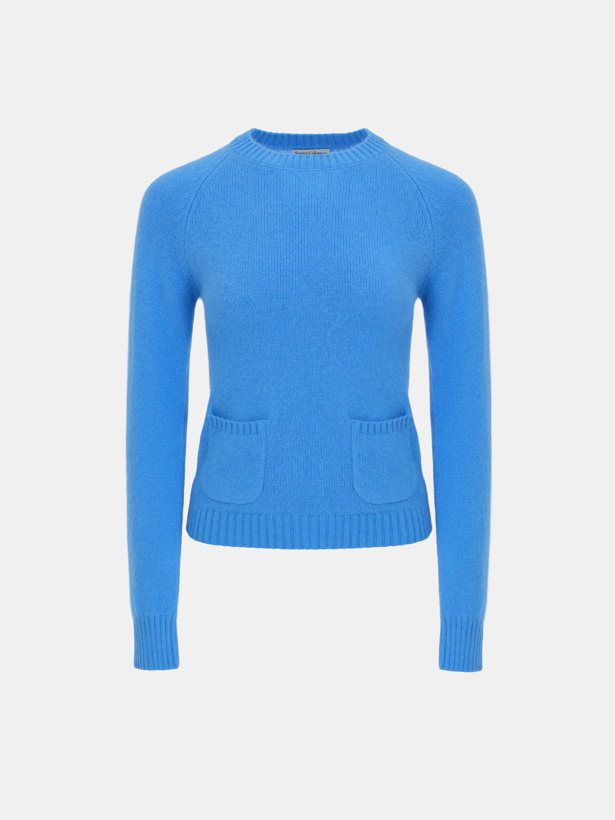 Rory Patch Pocket Knit Sweater, Blue