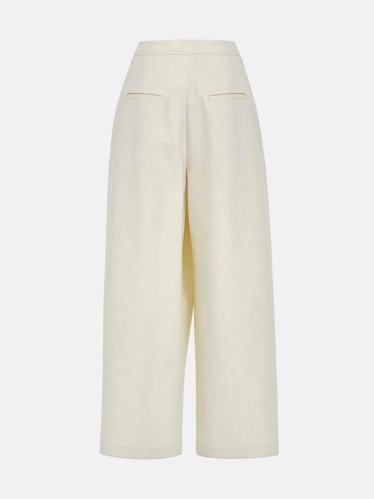 Leiko Pleated Trousers, Ivory