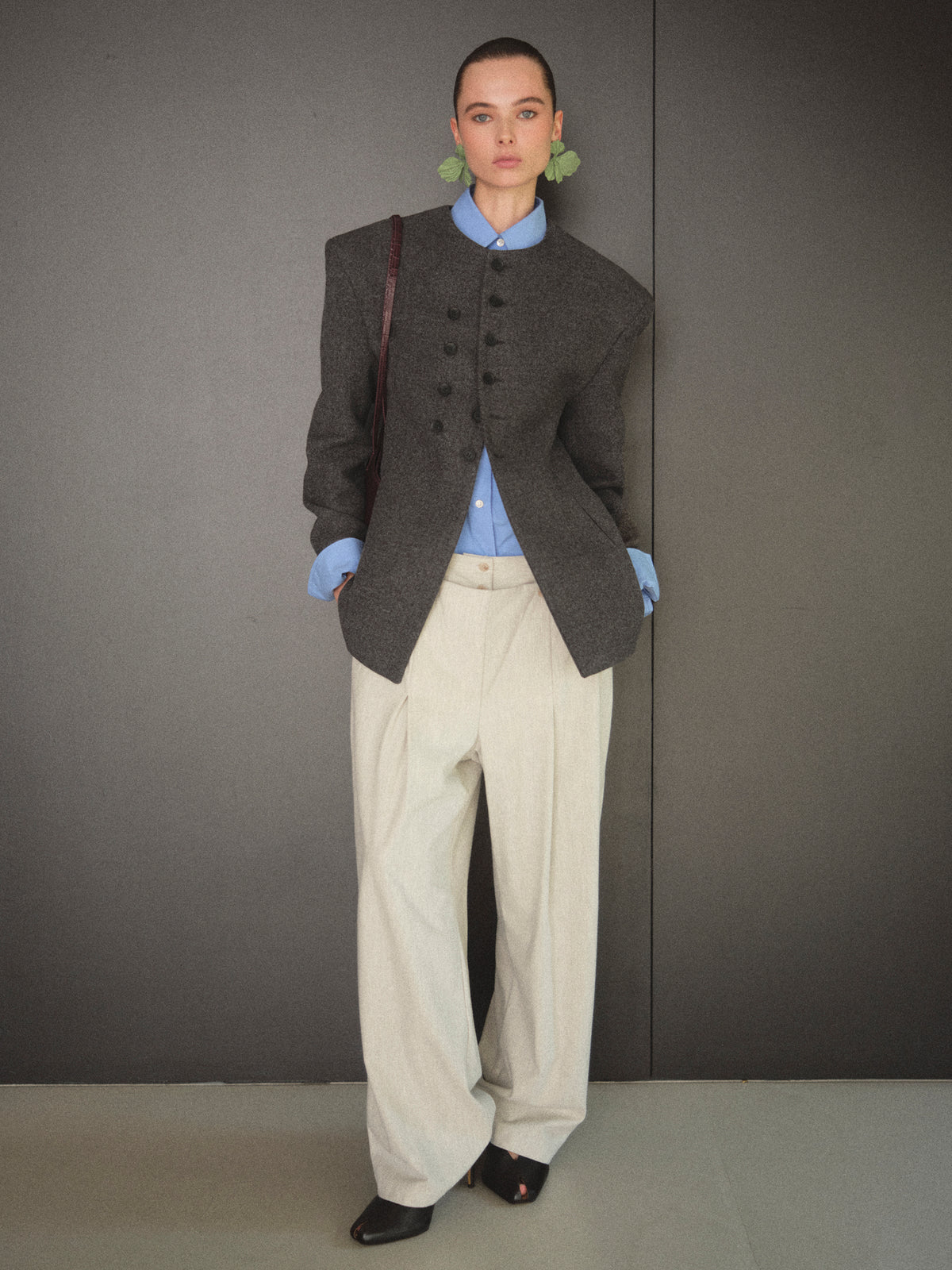 Bantone Double Jacket, Charcoal