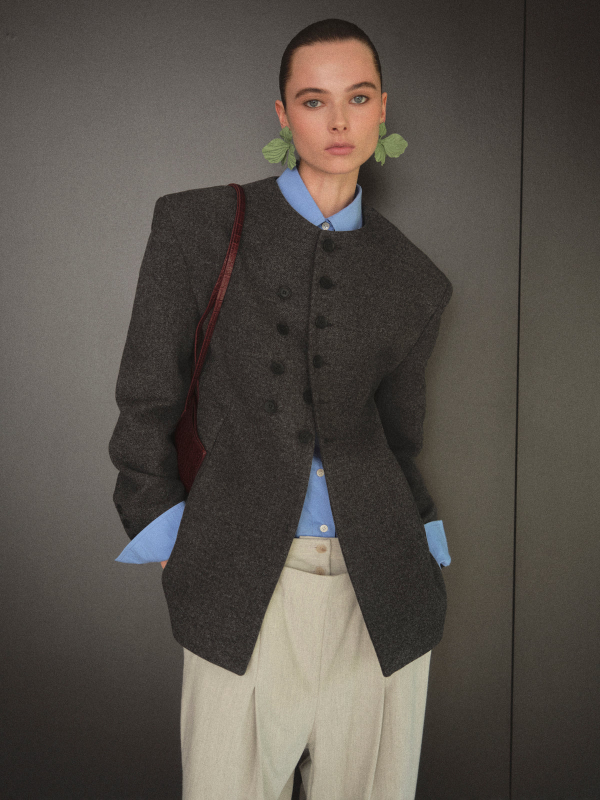 Bantone Double Jacket, Charcoal