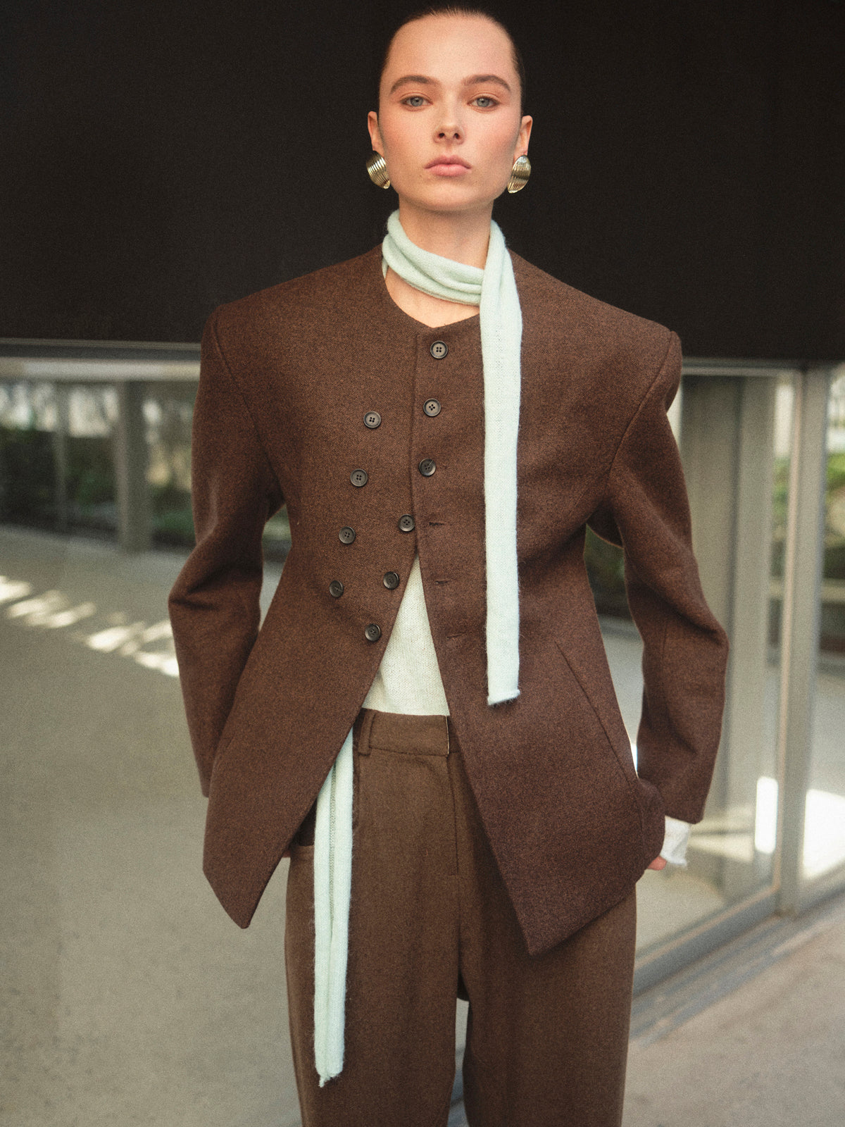 Bantone Double Jacket, Brown