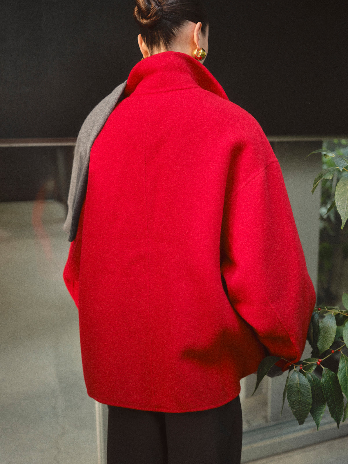 Casati Wool Field Jacket, Red