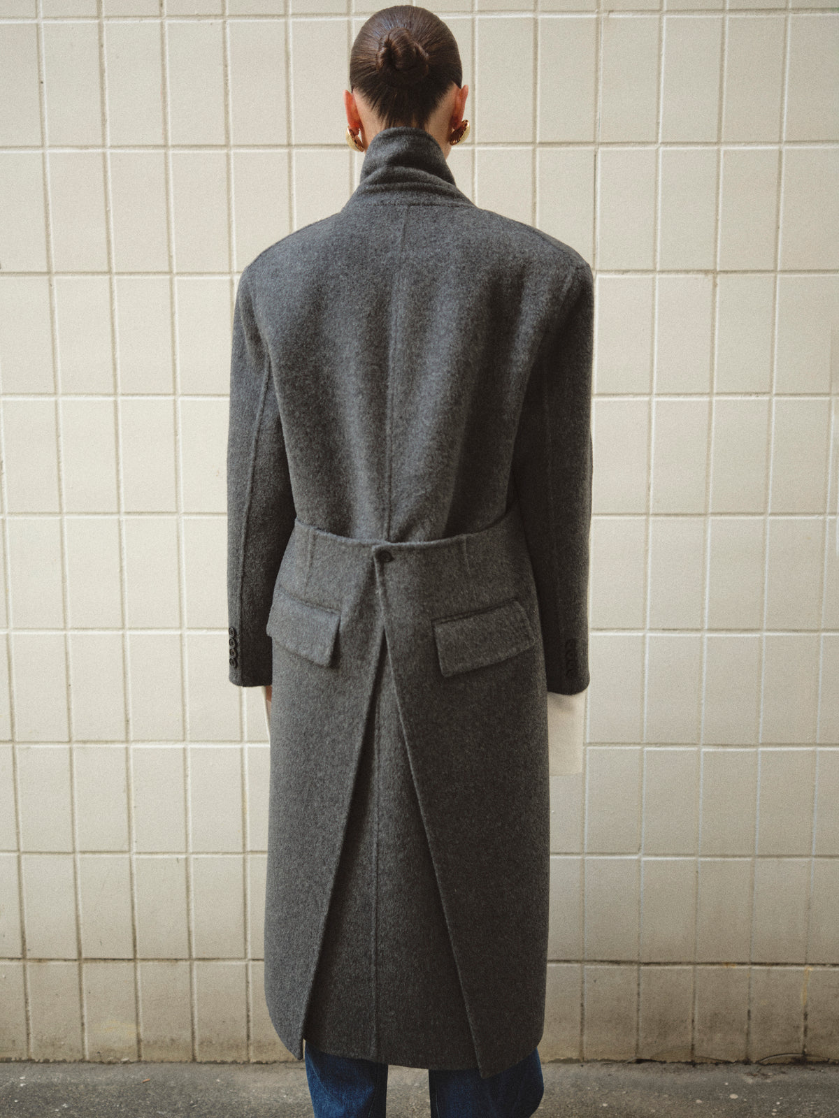 Hutton Coat, Grey