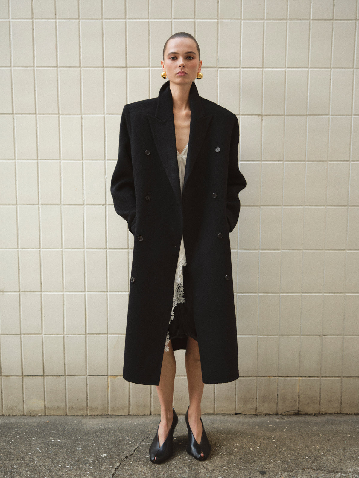 Hutton Coat, Black