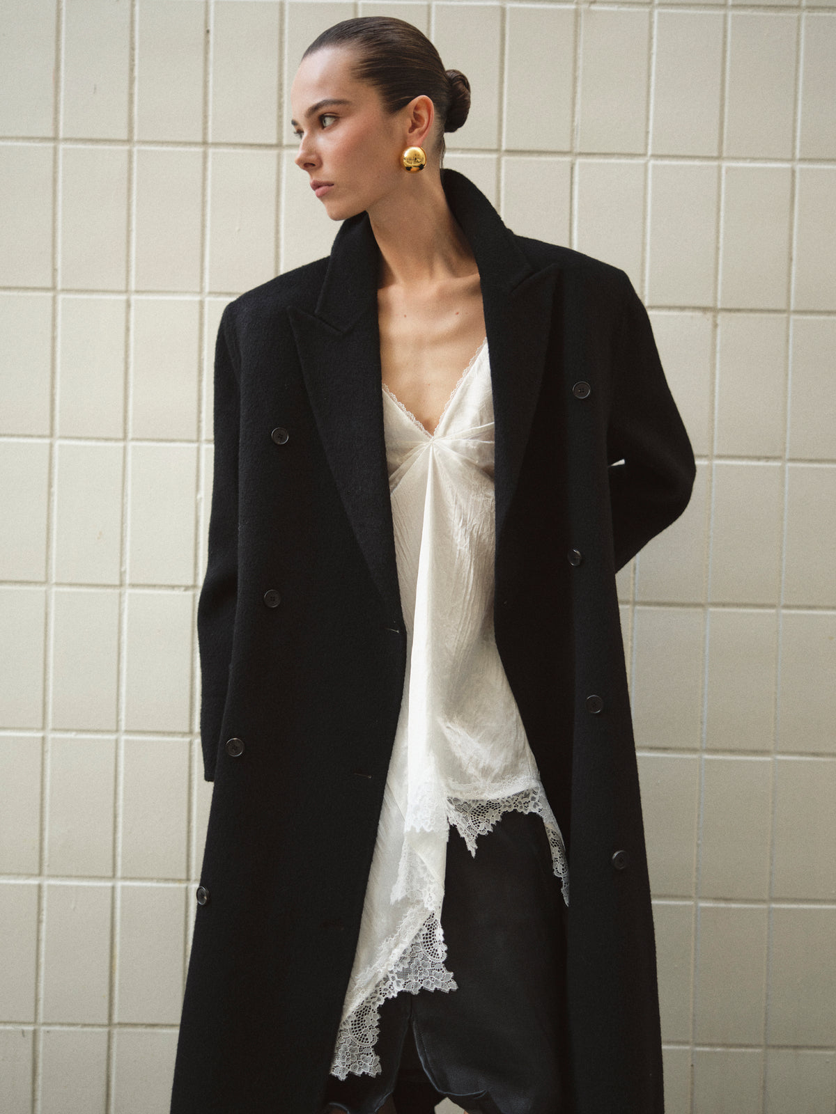 Hutton Coat, Black