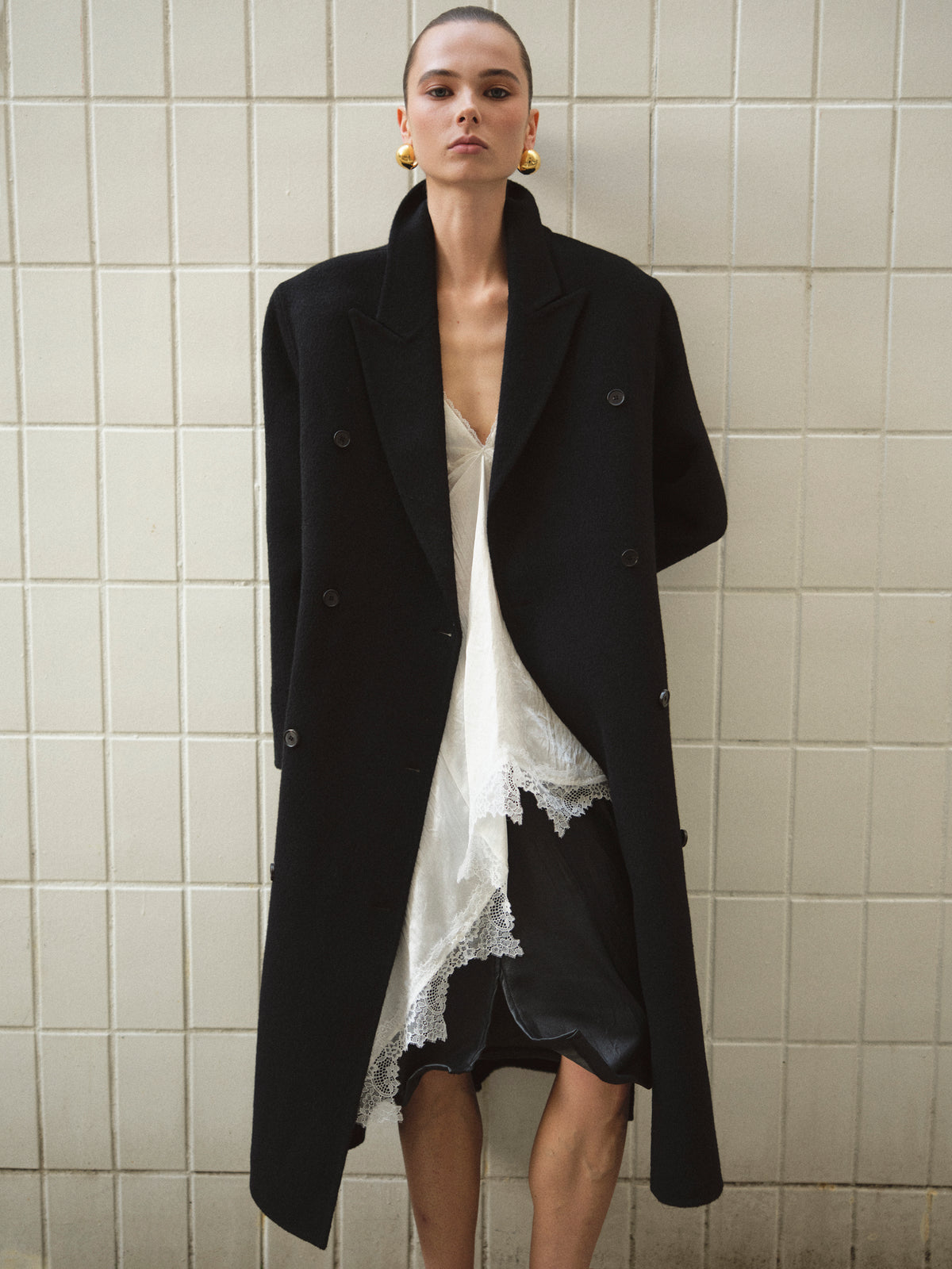 Hutton Coat, Black