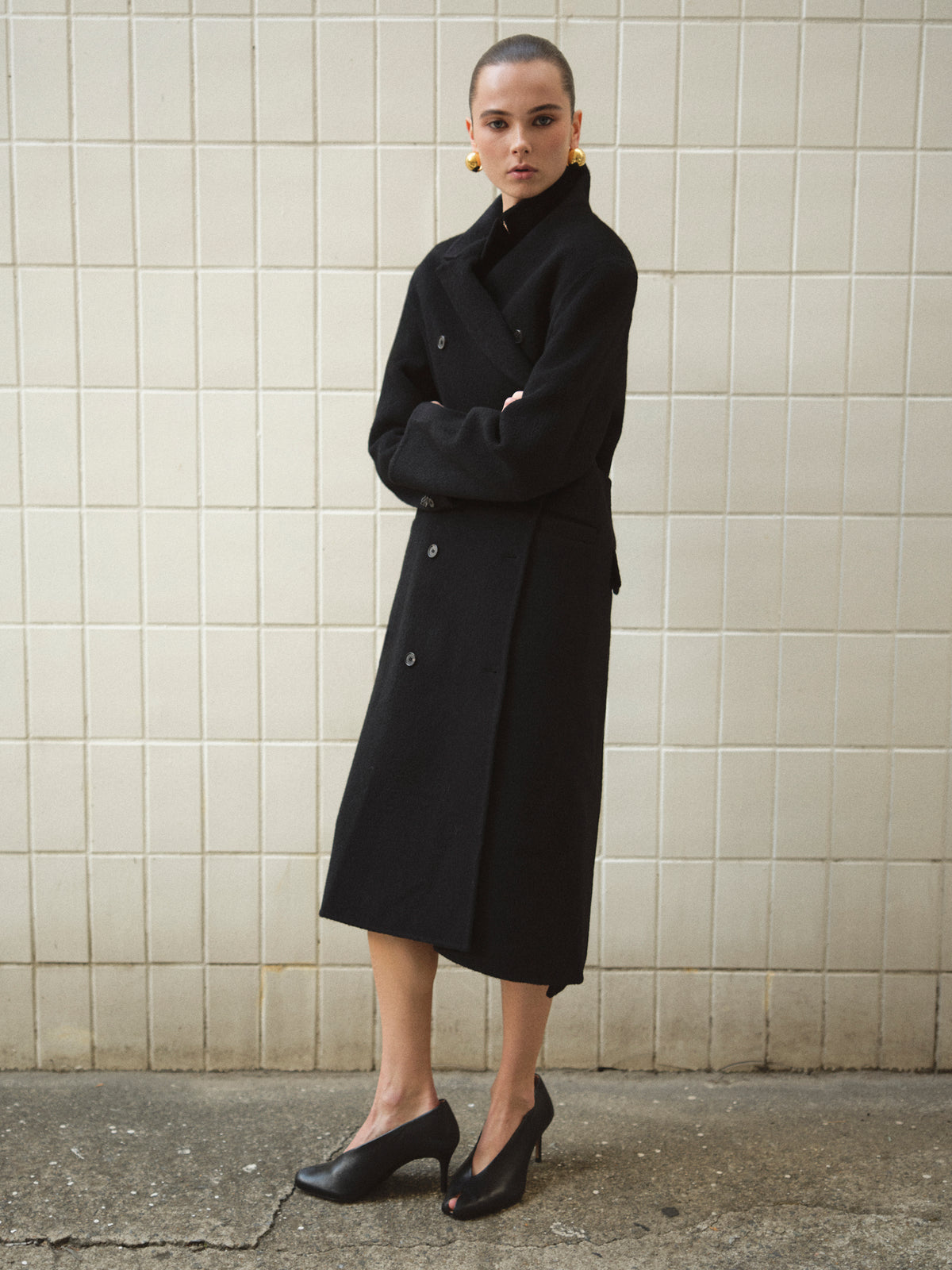 Hutton Coat, Black