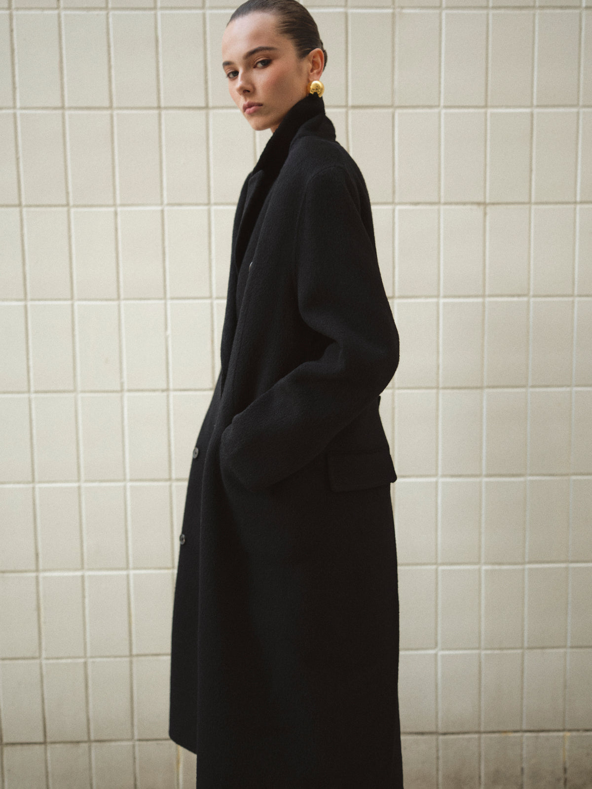 Hutton Coat, Black