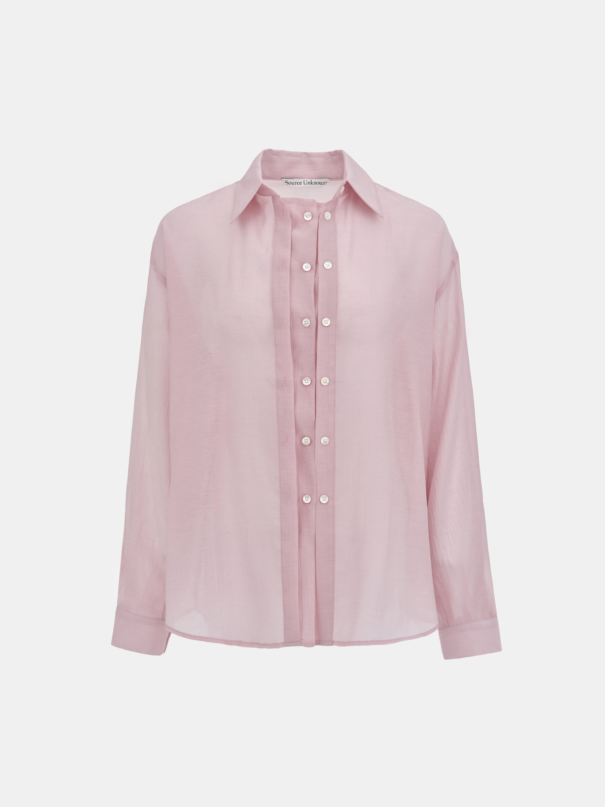 Rosano Double Placket Shirt, Pink
