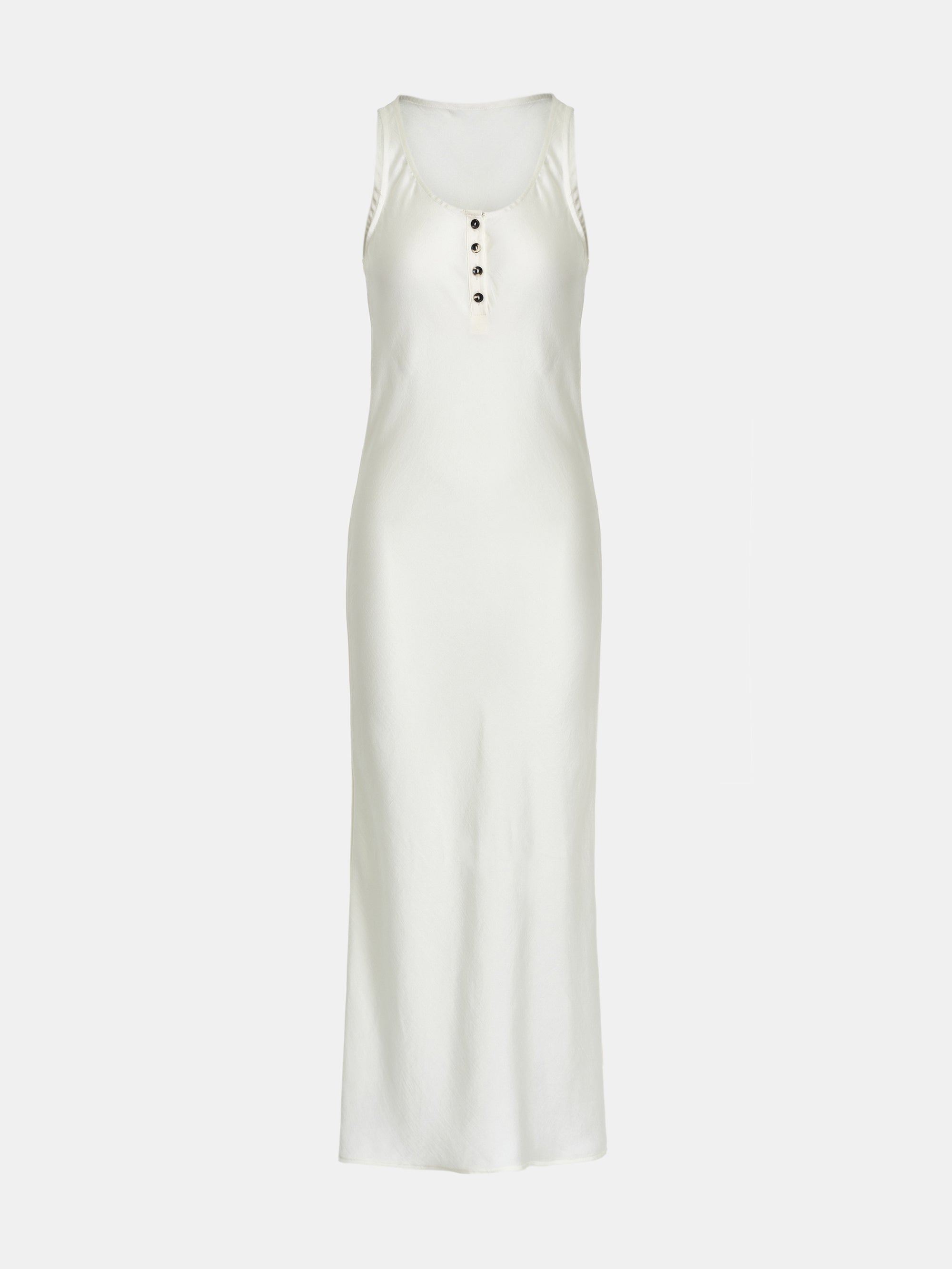 Astra Henley Tank Dress, Ivory