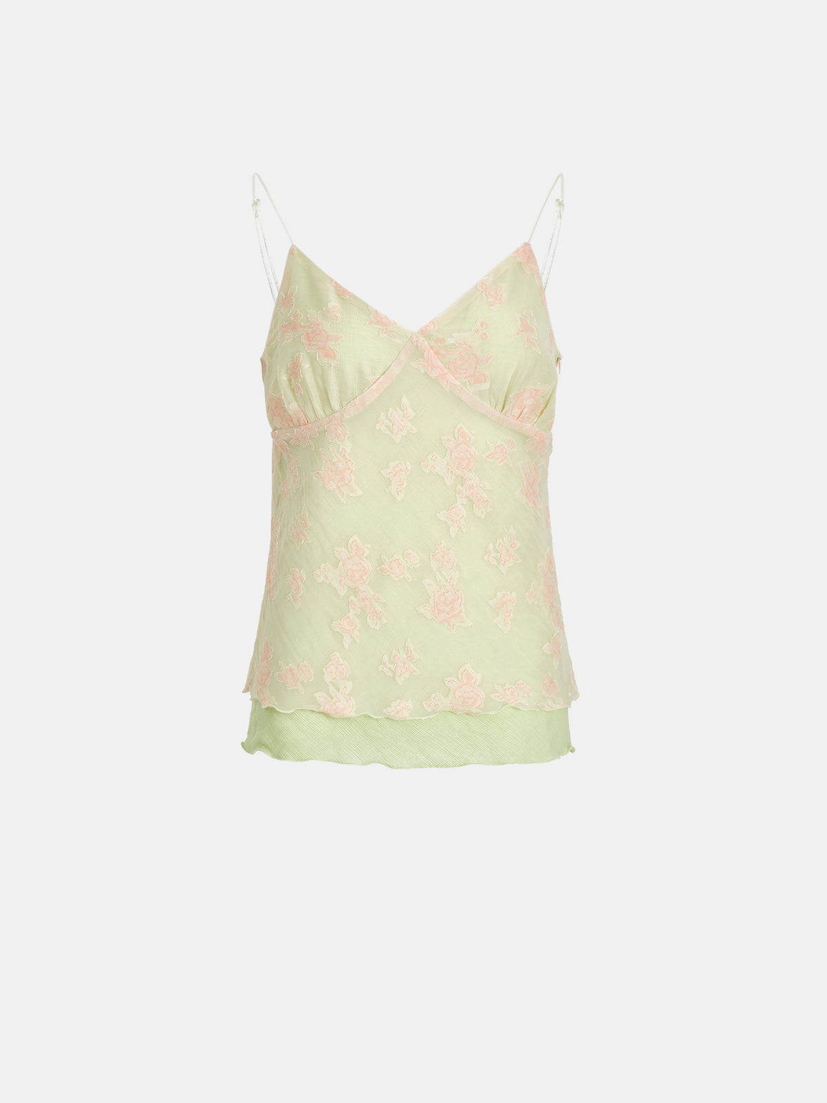 Silvana Layered Camisole, Green