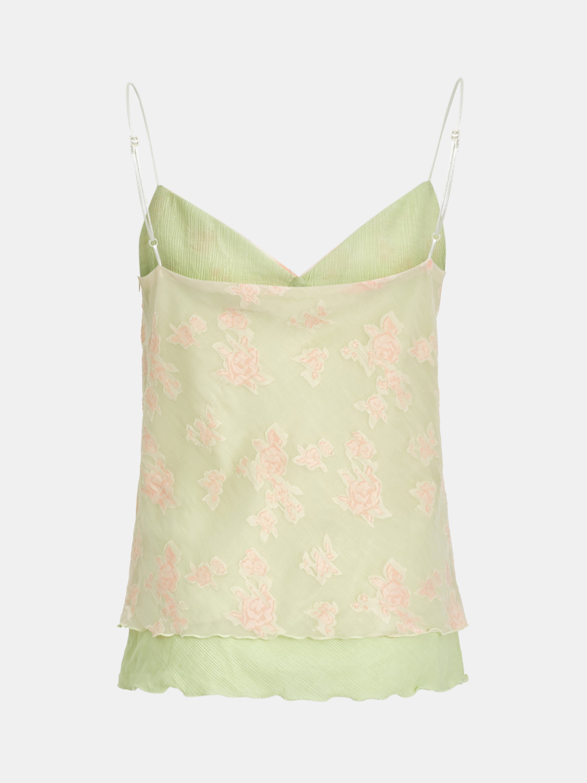Silvana Layered Camisole, Green