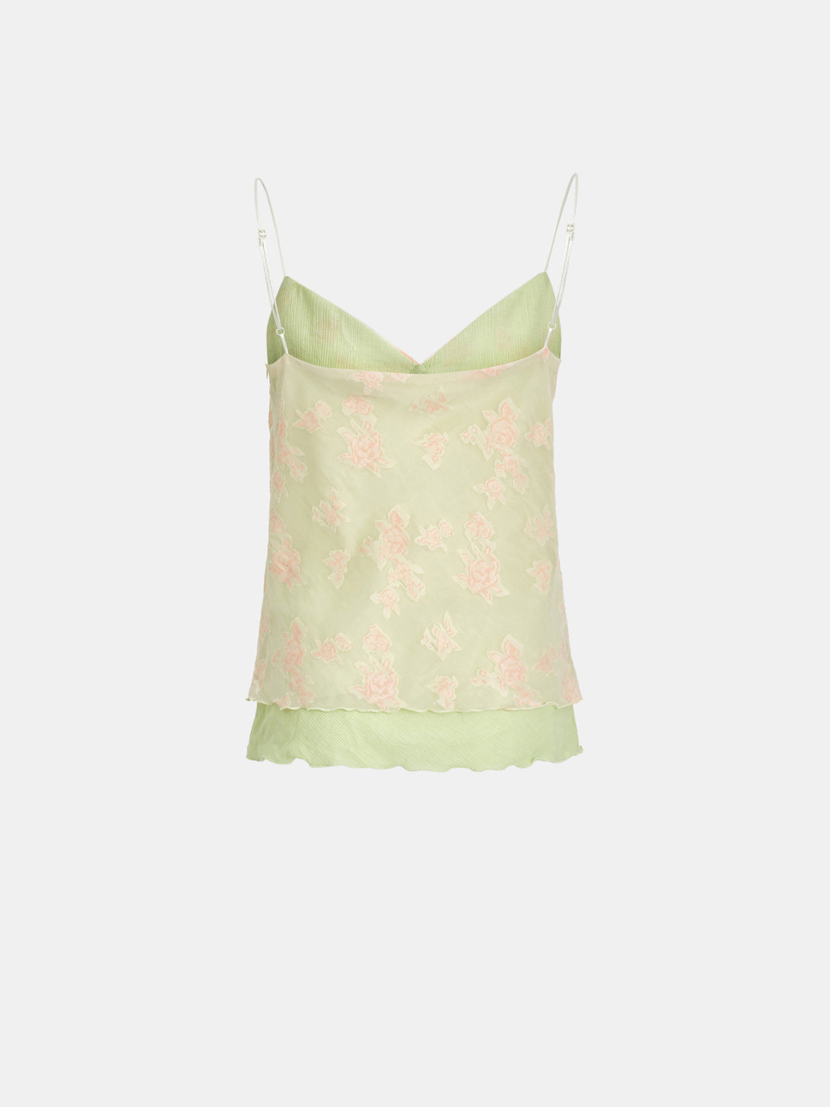 Silvana Layered Camisole, Green