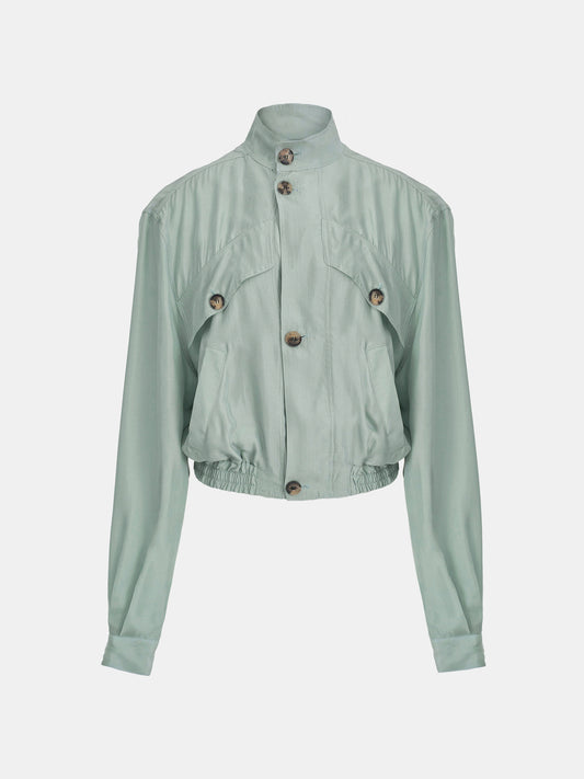Renata Blouson Jacket, Mint